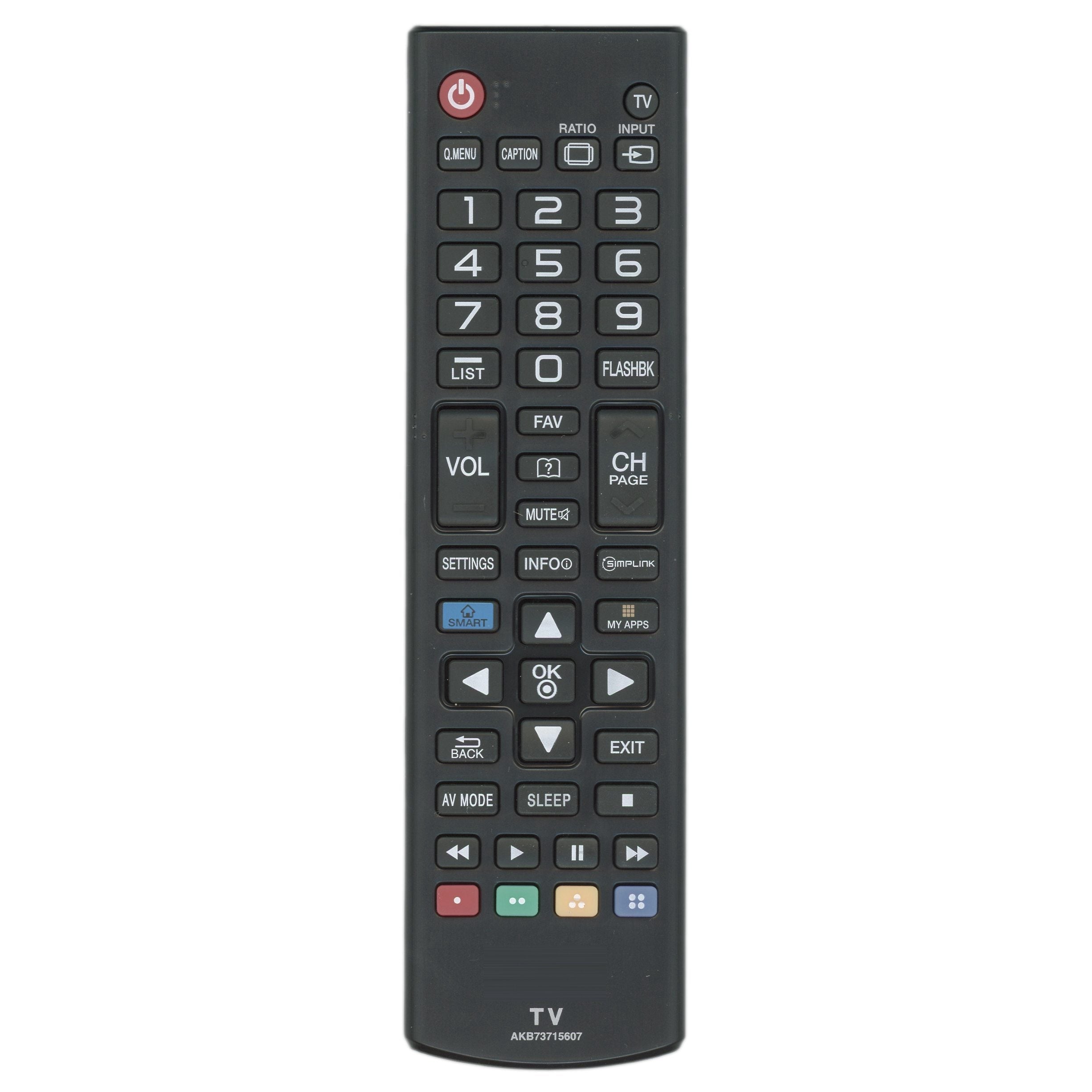 LG AKB73715607 TV Remote Control