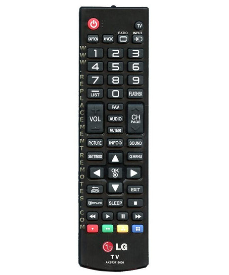 LG AKB73715608 Standard TV Remote Control | IR | AKB73715608