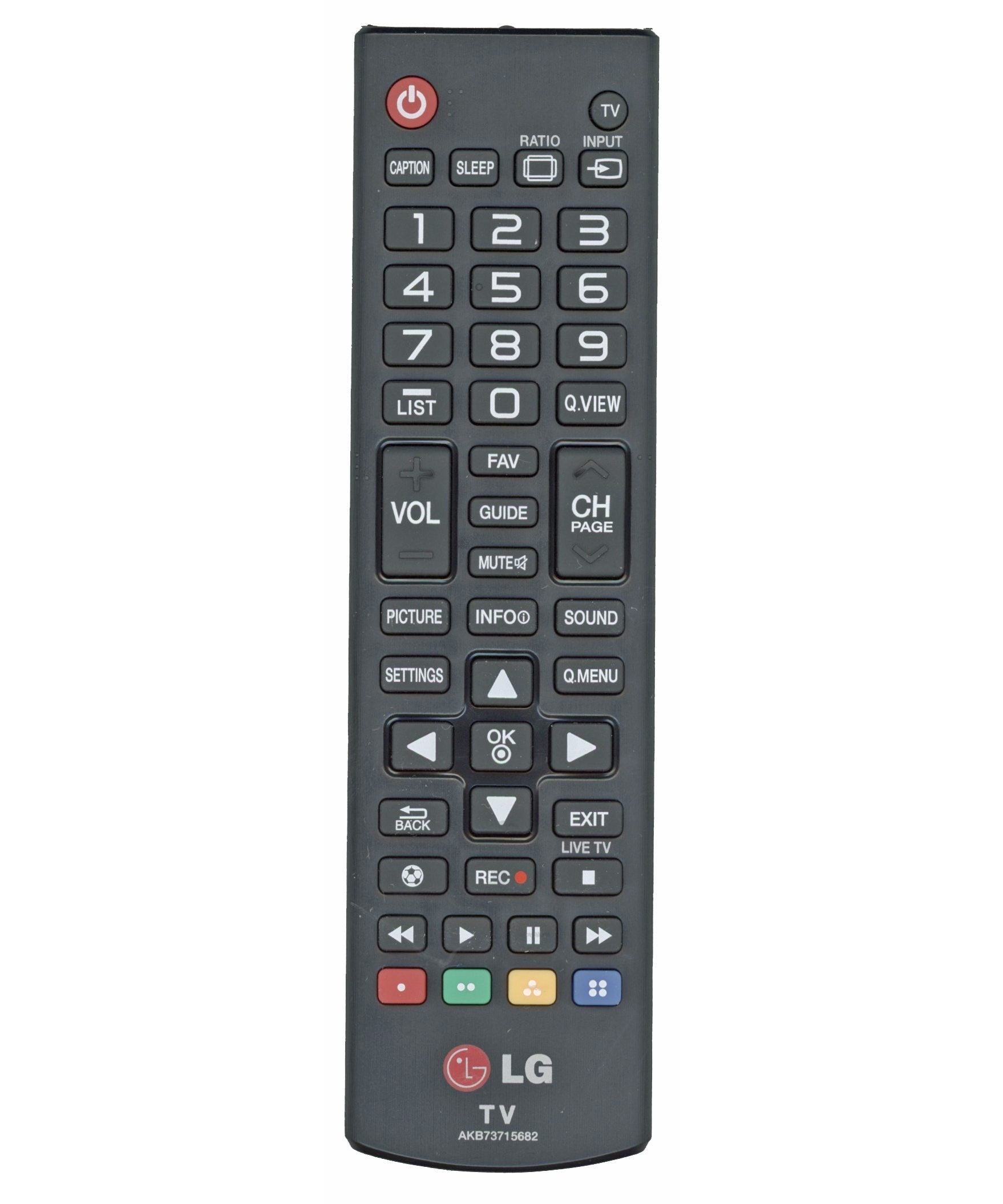 LG AKB73715682 TV Remote Control