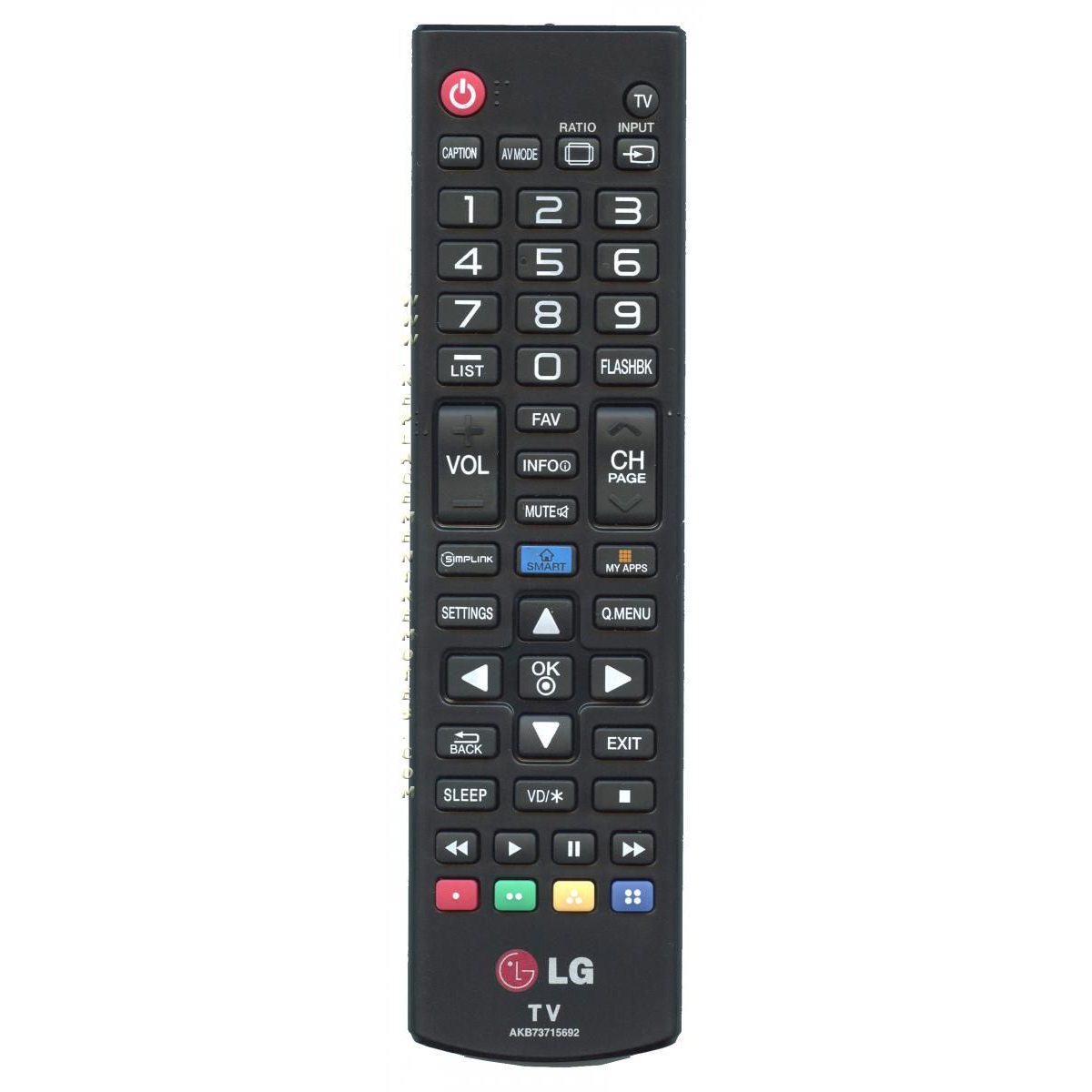 LG AKB73715692 TV Remote Control