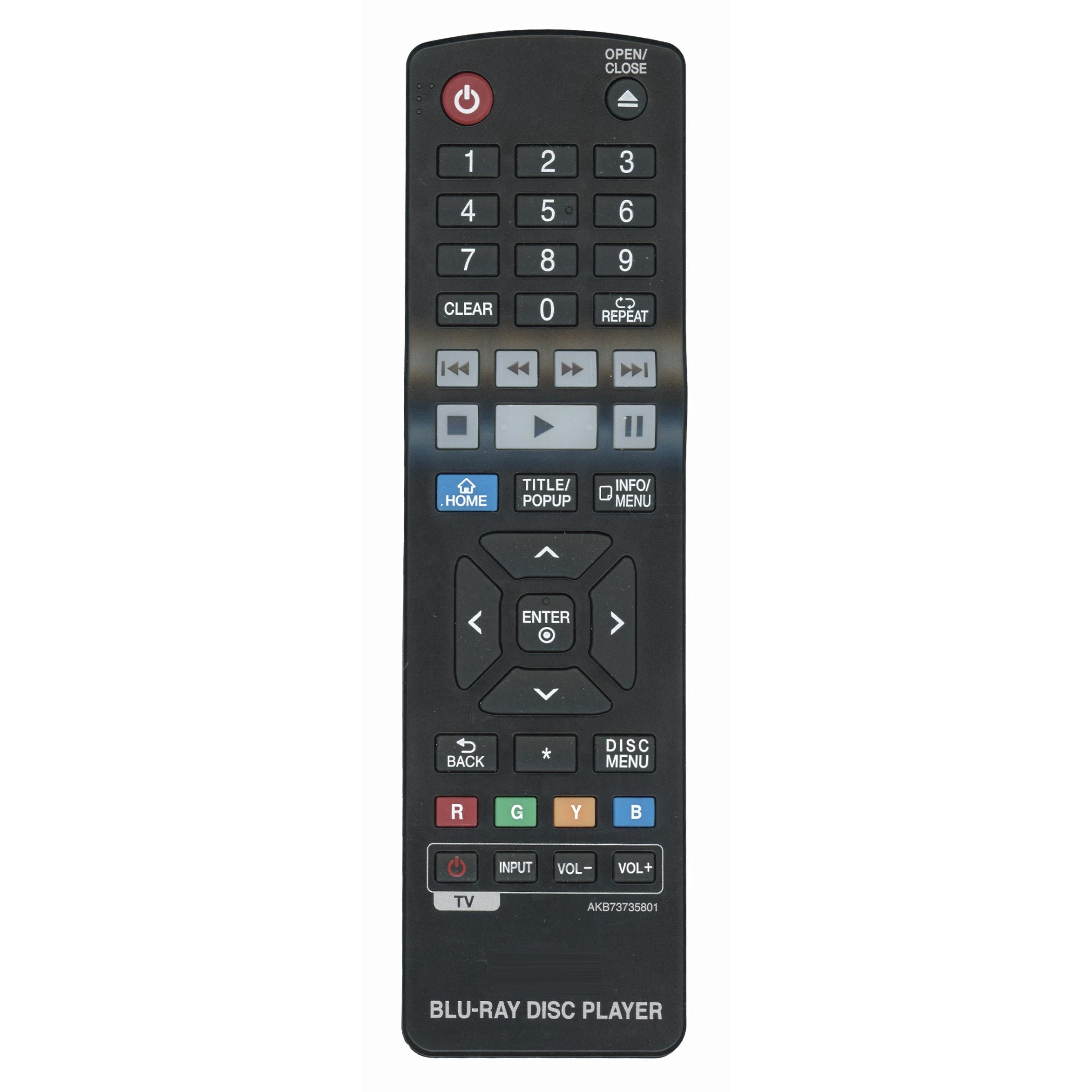 LG AKB73735801 Blu-ray Remote Control - COV34685601
