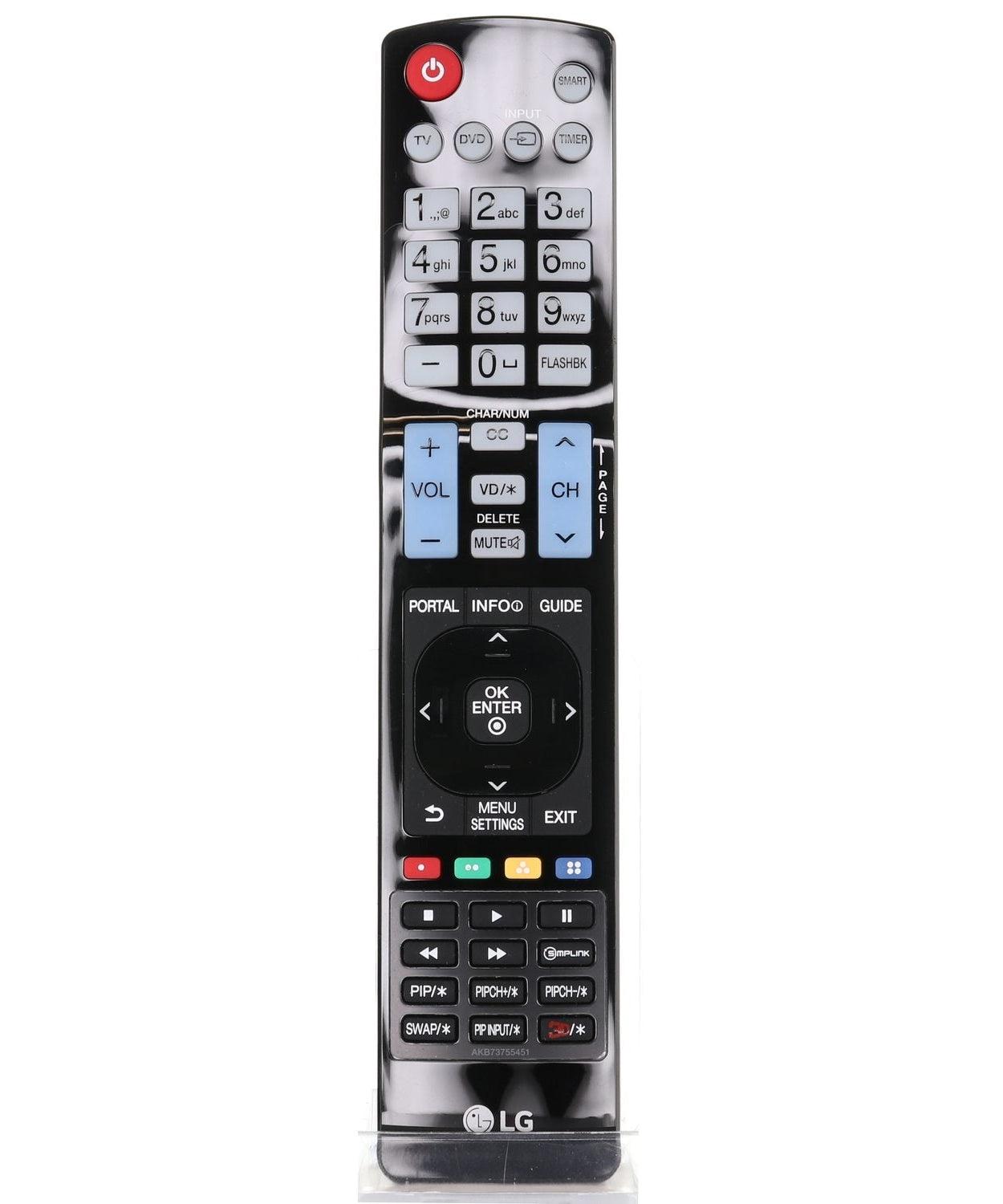 LG AKB73755451 Hospitality Commercial TV Remote Control - AKB73755451