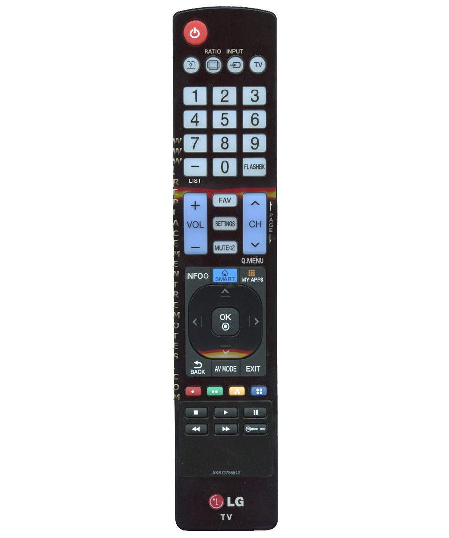 LG AKB73756542 TV Remote Control