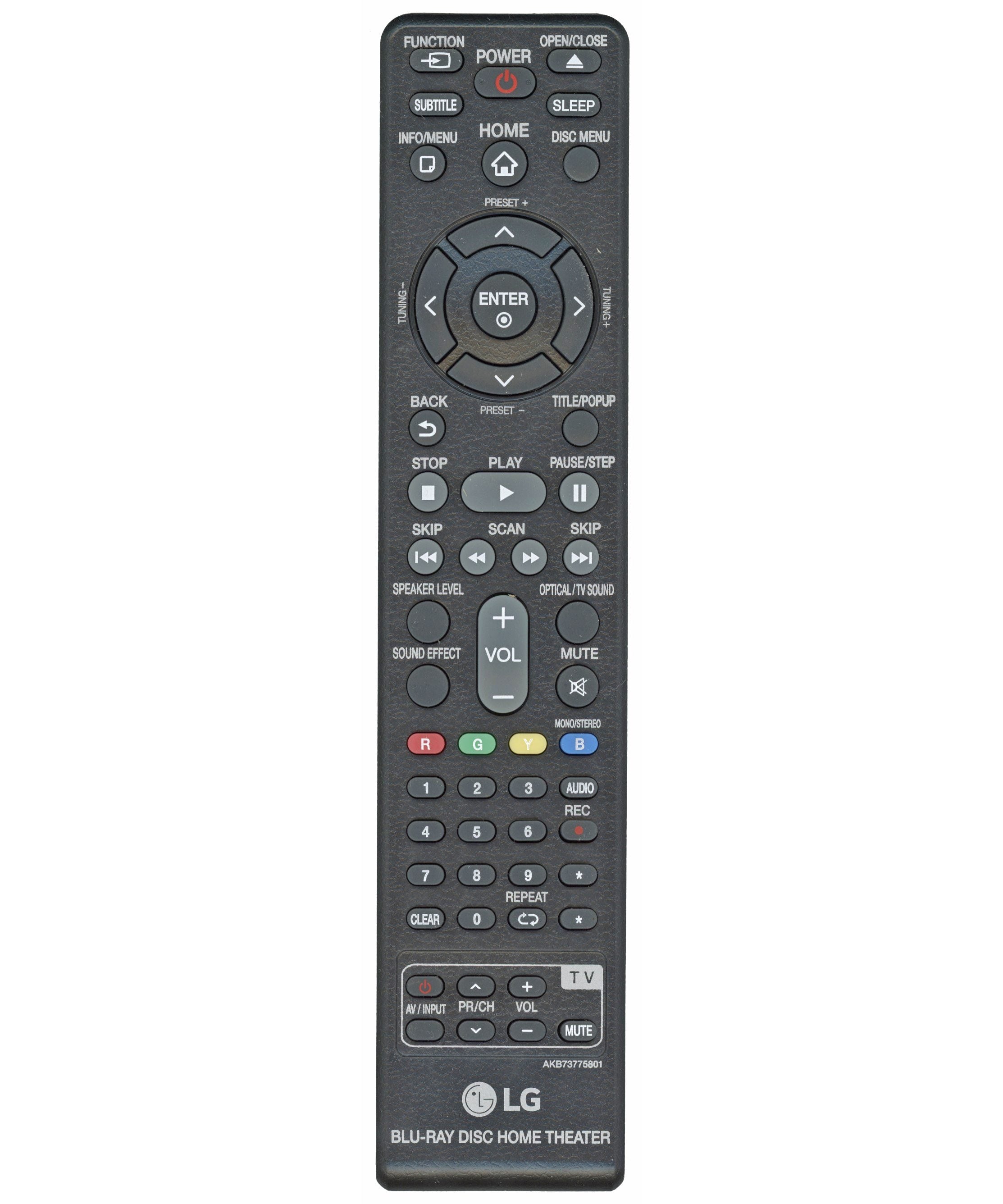 LG AKB73775801 Home Theater Remote Control