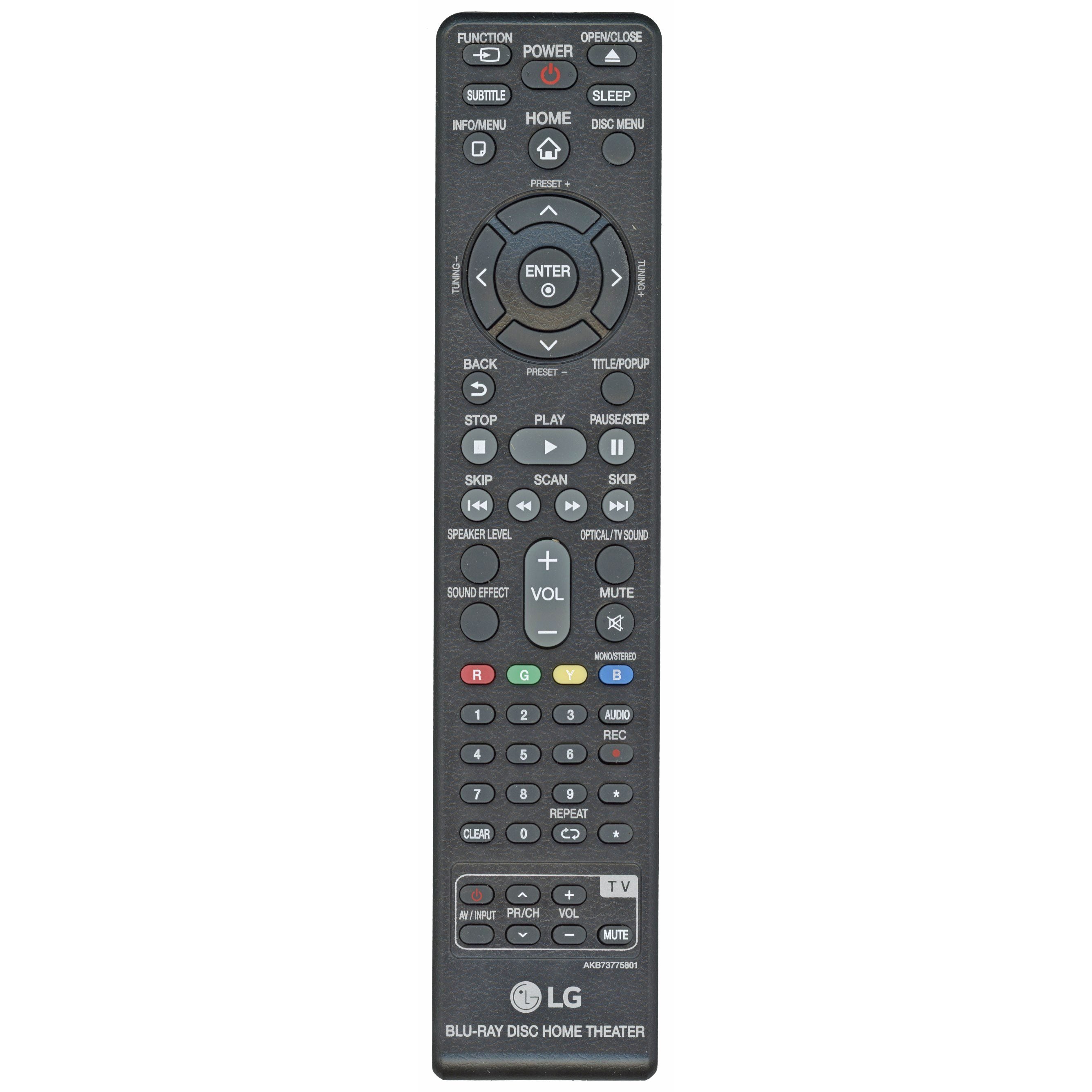 LG AKB73775801 Home Theater Remote Control