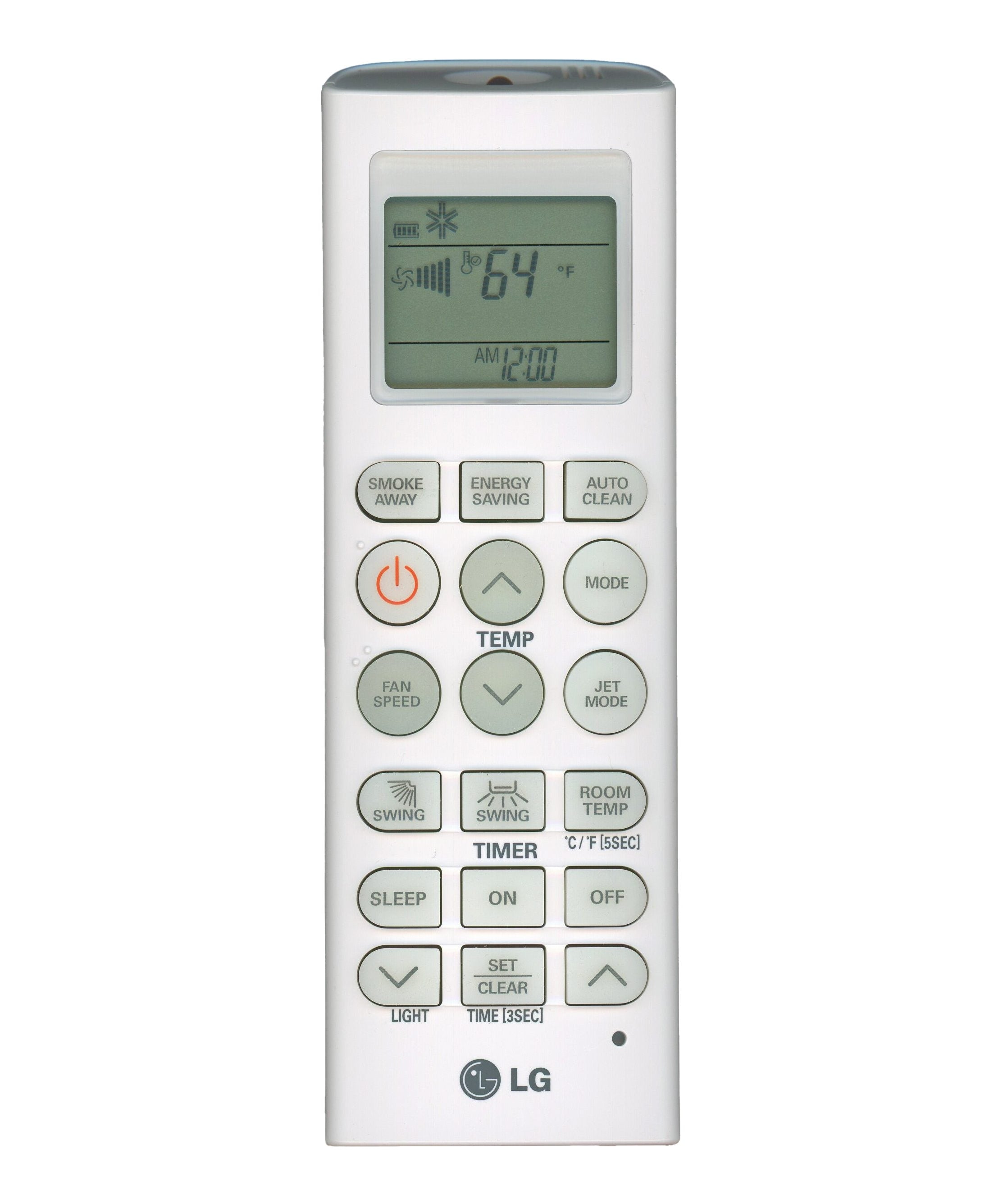 LG AKB73835302 Air Conditioner Remote Control