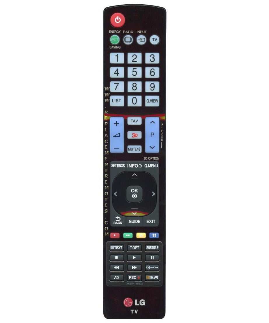 LG AKB74115502 TV Remote Control