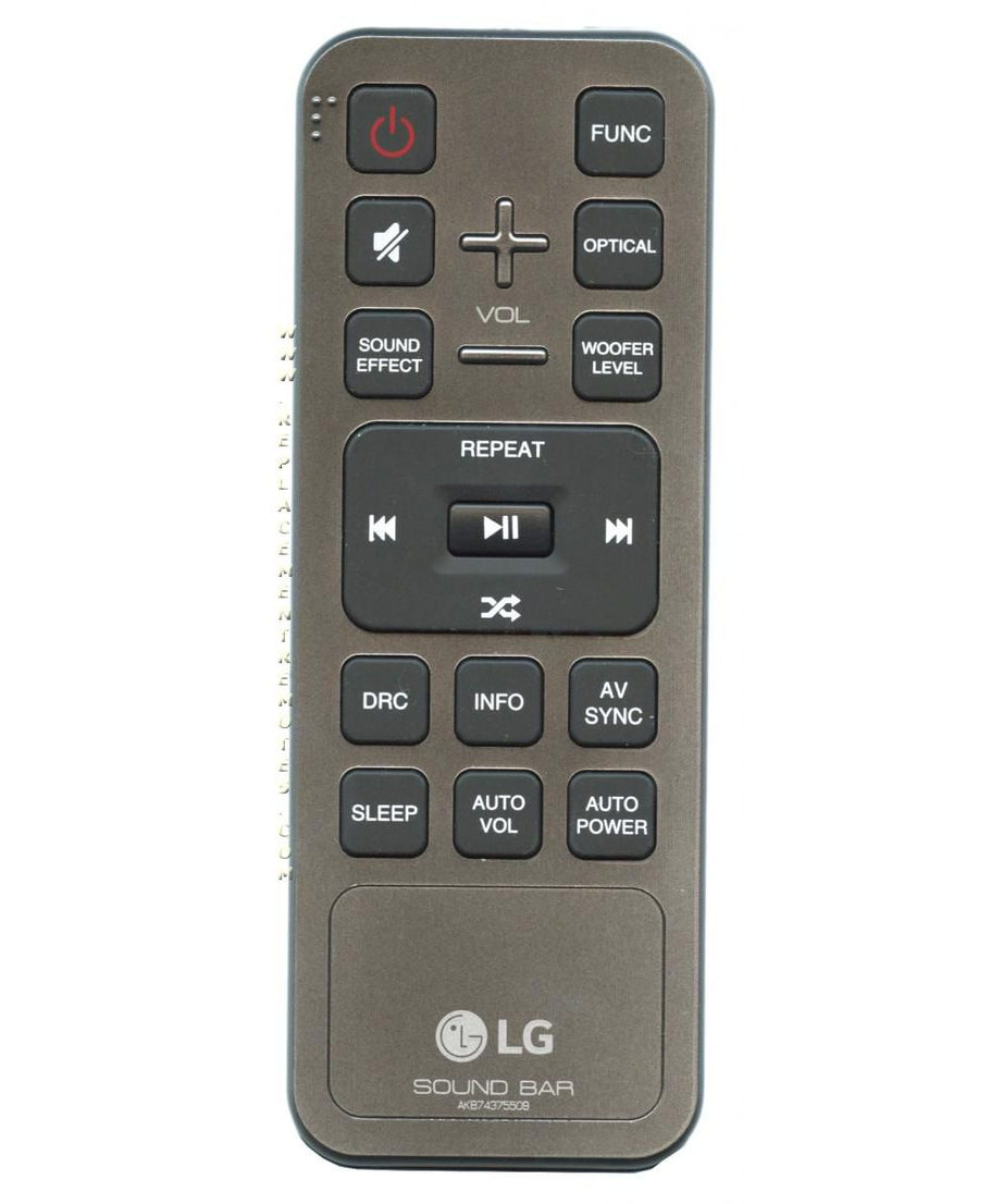 LG AKB74375509 Sound Bar Remote Control