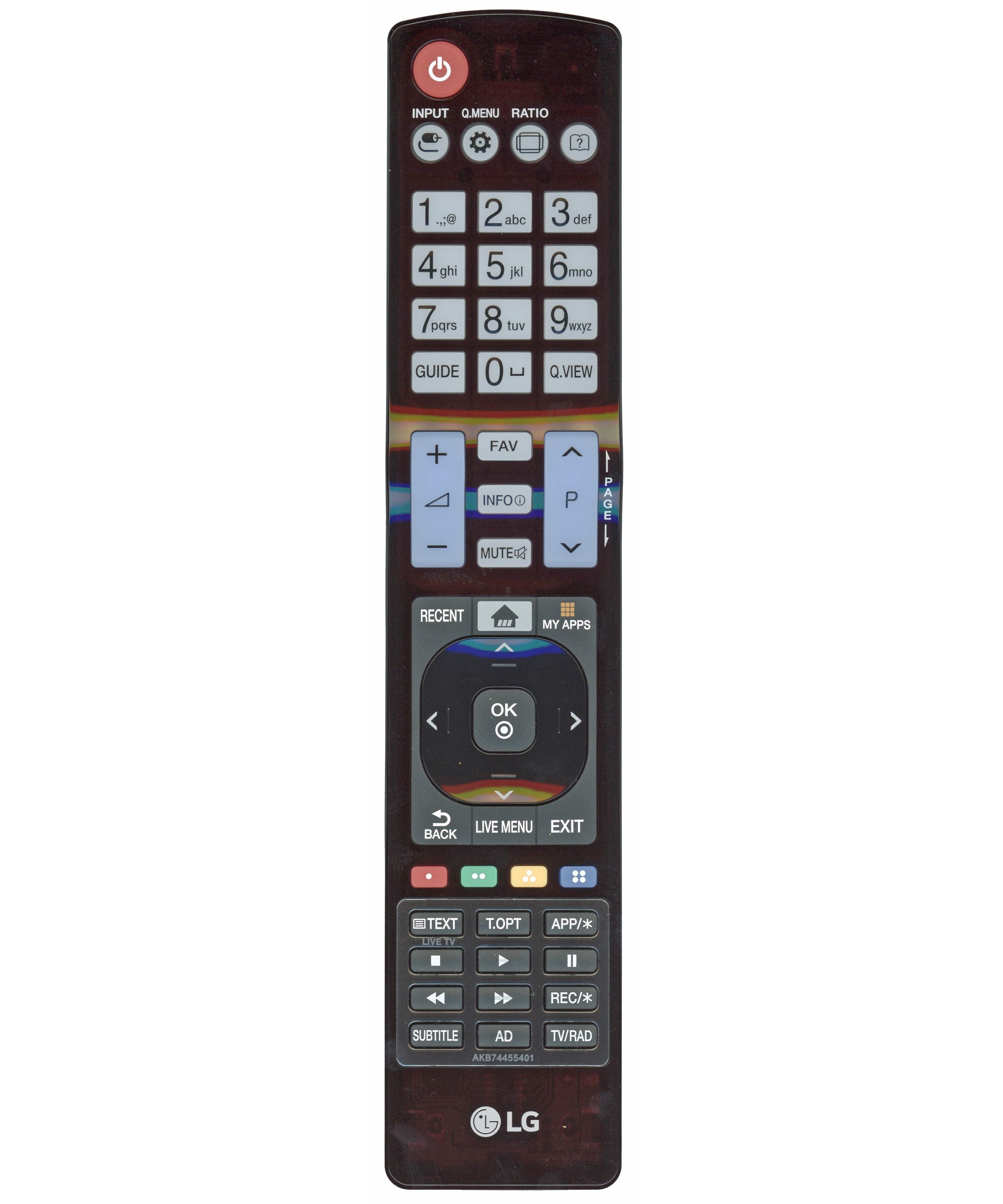 LG AKB74455401 TV Remote Control