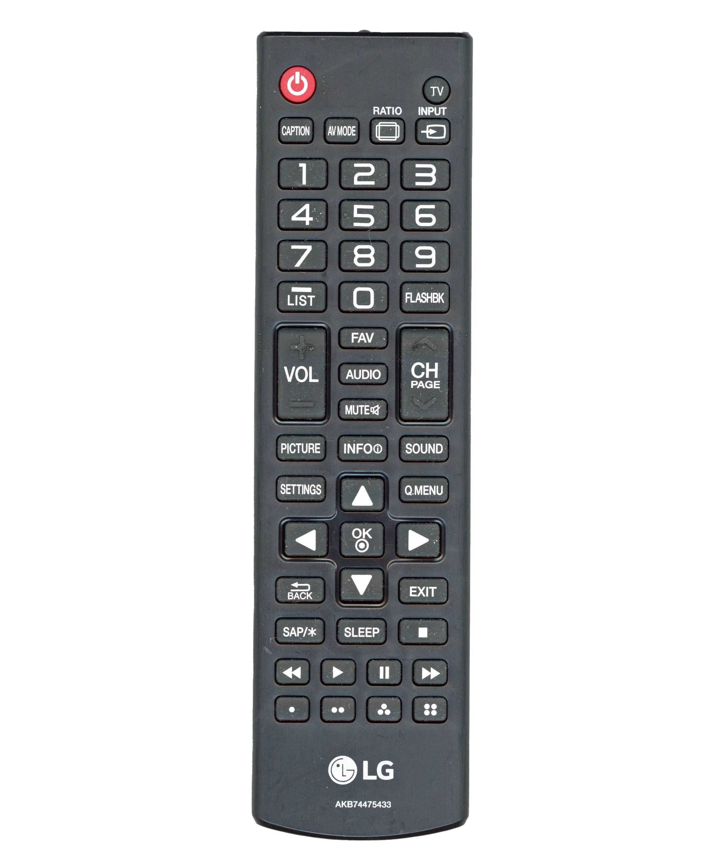 LG AKB74475433 TV Remote Control