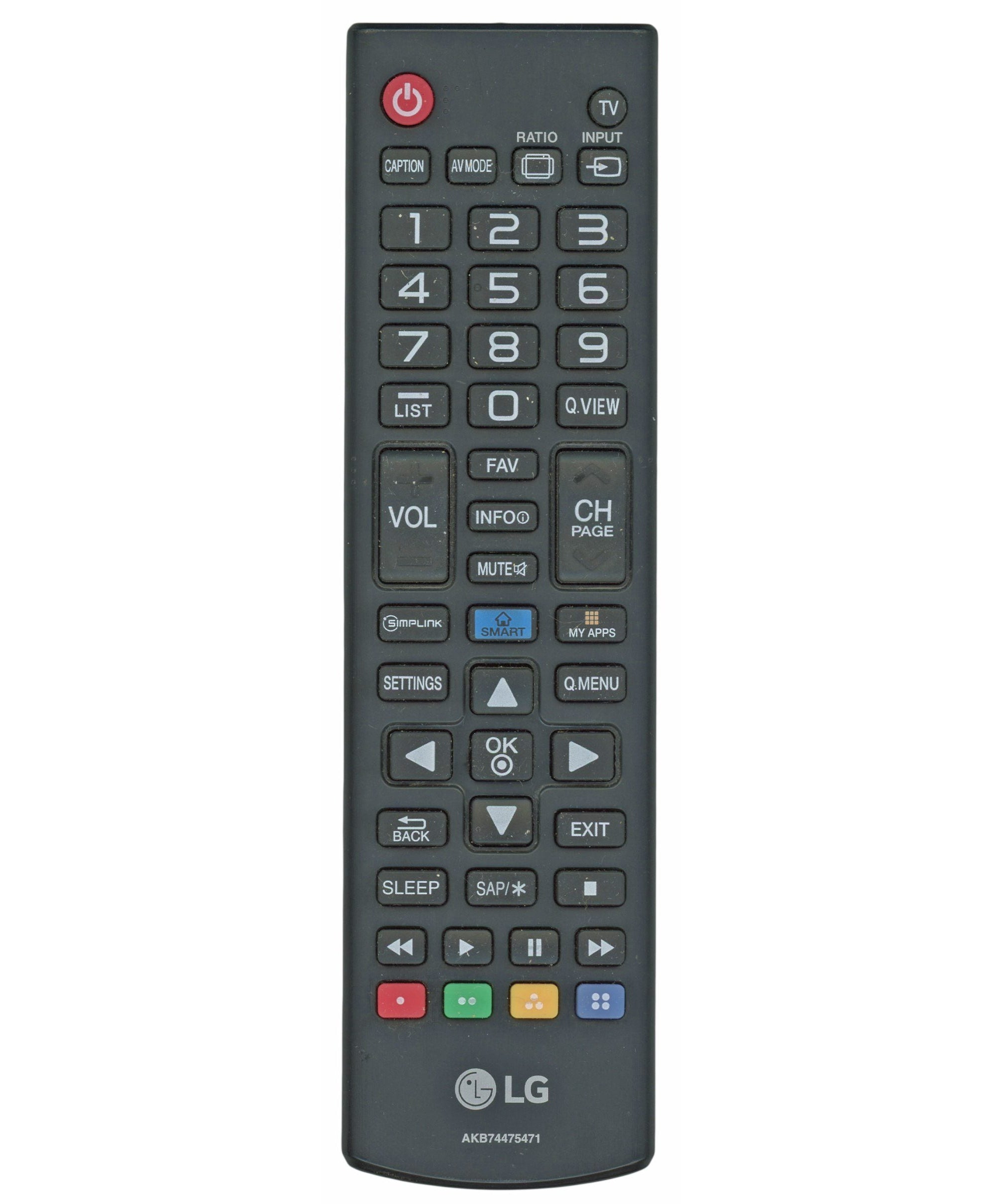 LG AKB74475471 TV Remote Control
