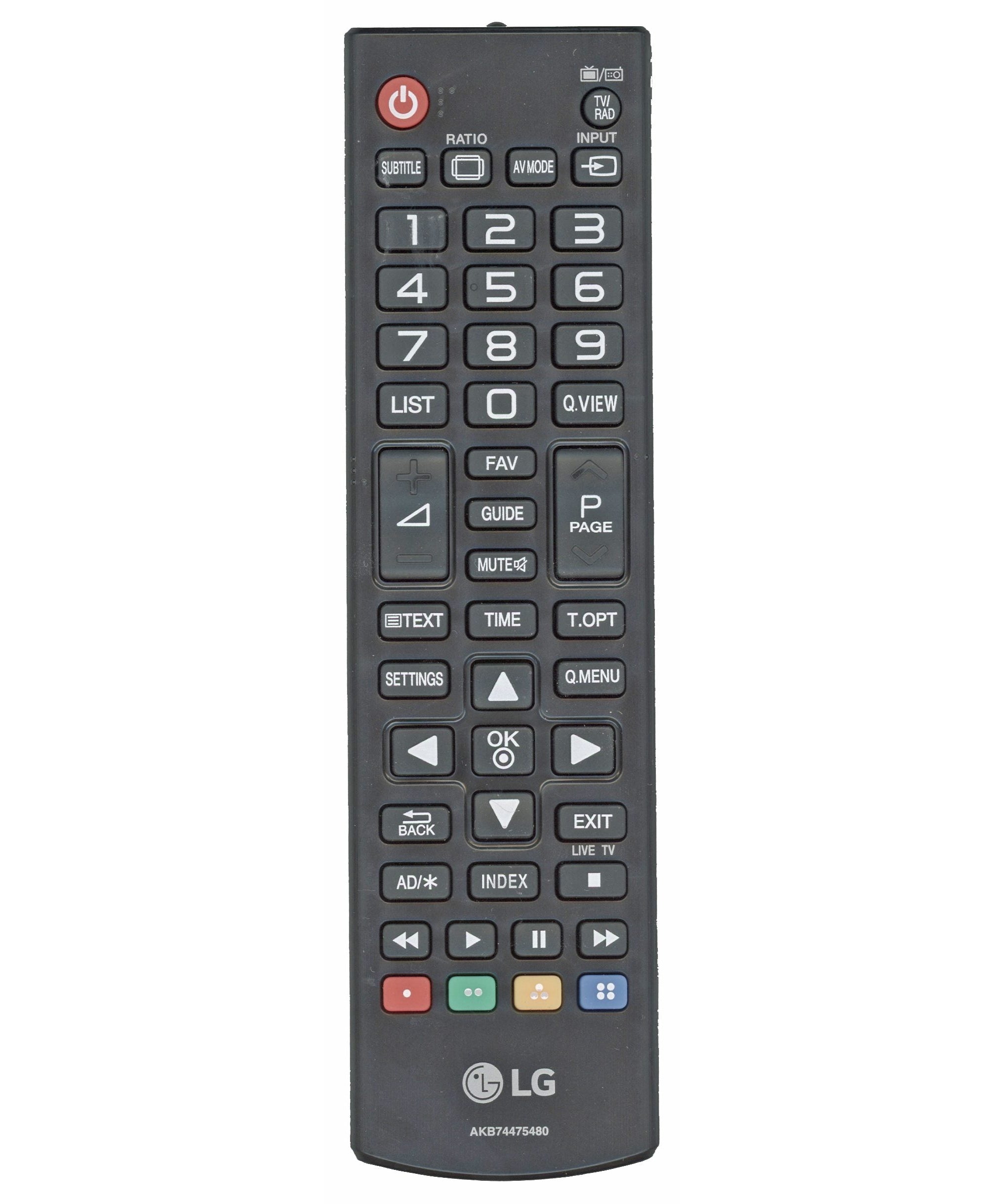 LG AKB74475480 TV Remote Control