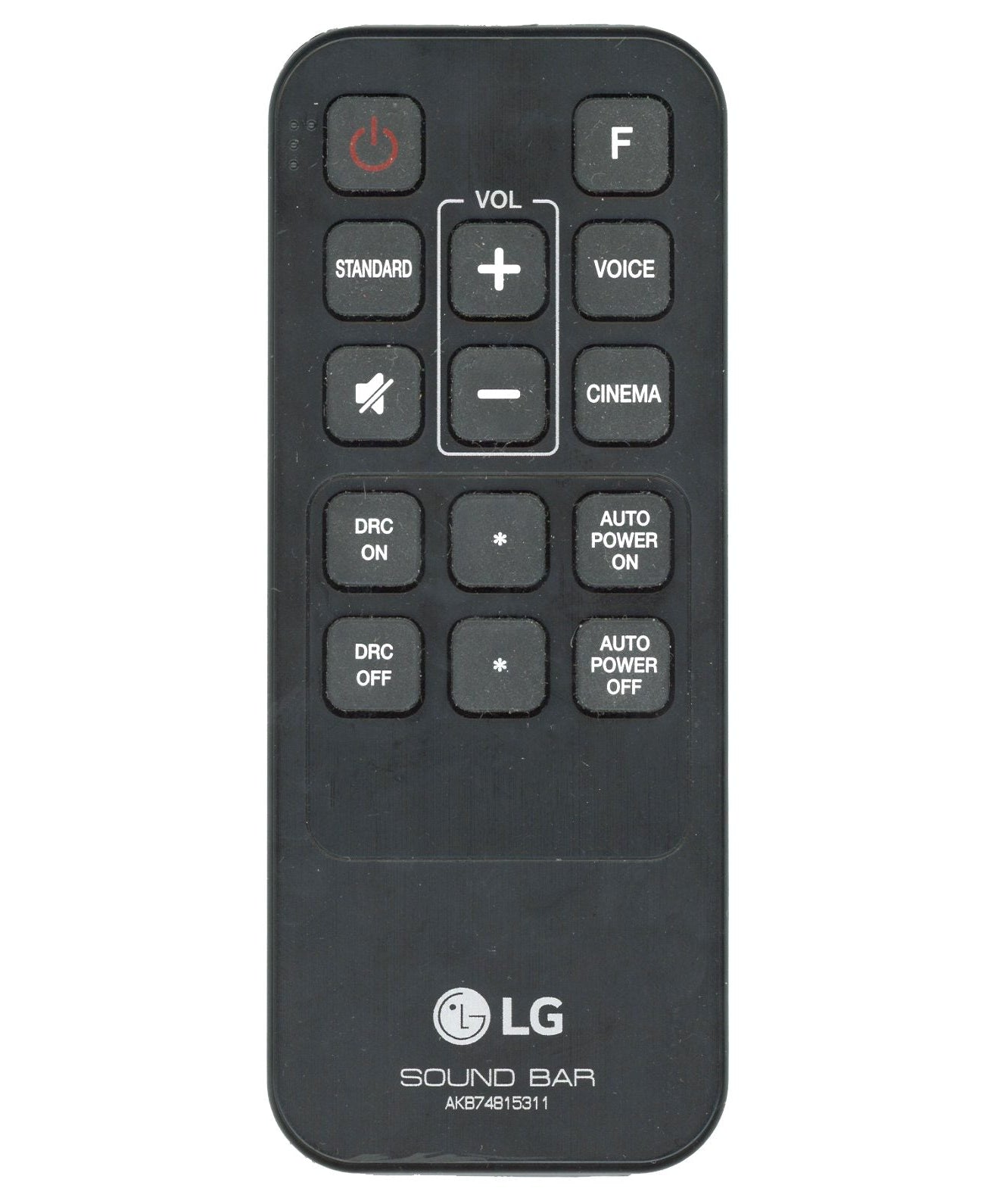 LG AKB74815311 Sound Bar Remote Control