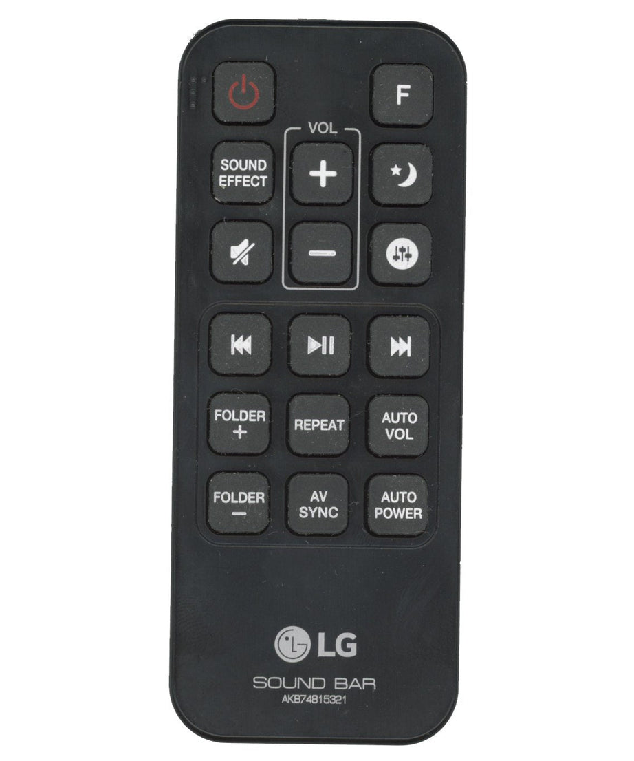 LG AKB74815321 Sound Bar Remote Control