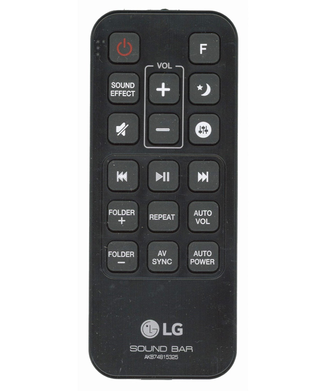 LG AKB74815325 Sound Bar Remote Control