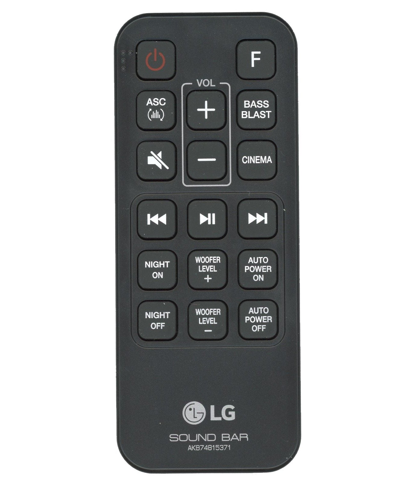LG AKB74815371 Audio Remote Control