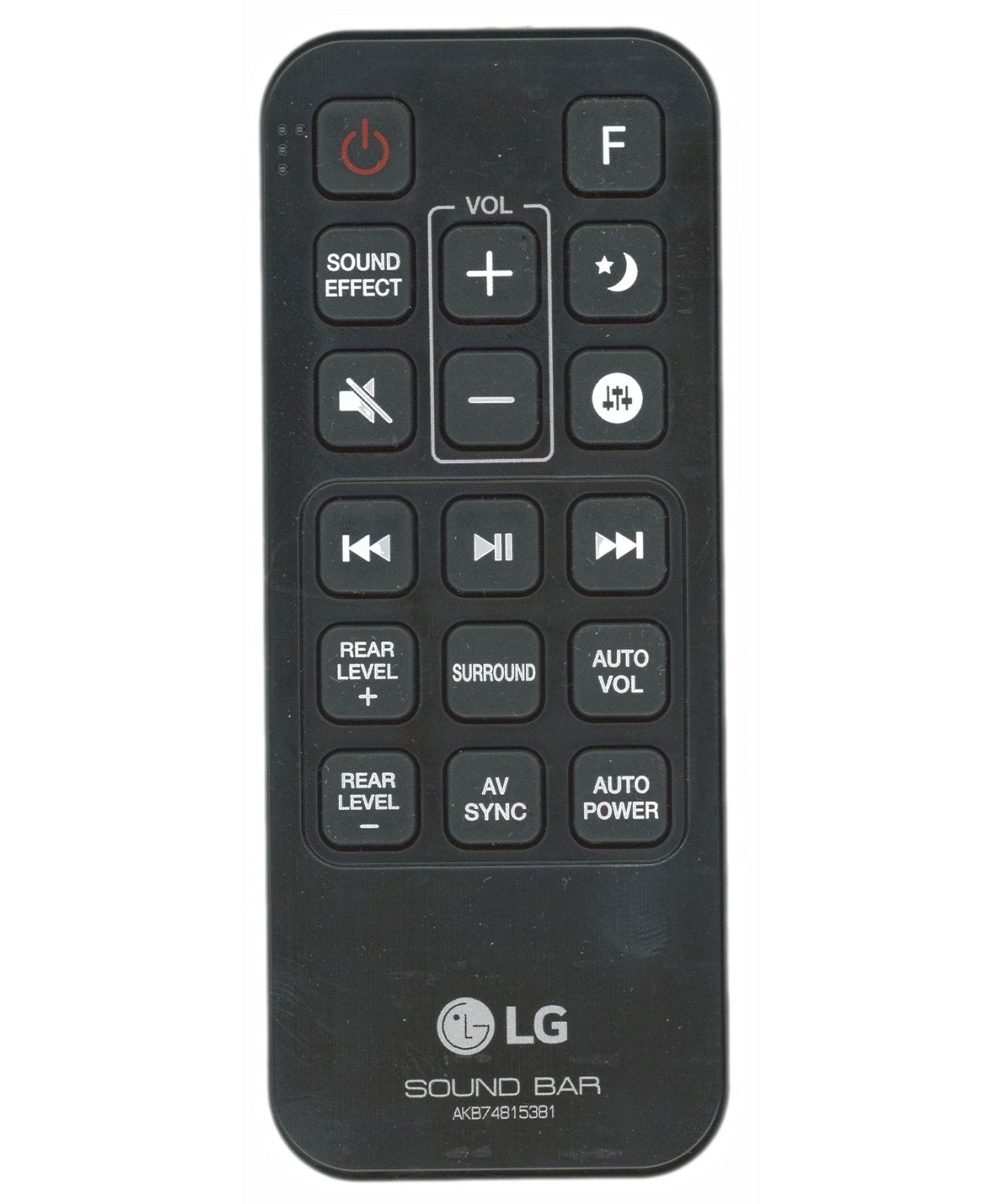 LG AKB74815381 Sound Bar Remote Control