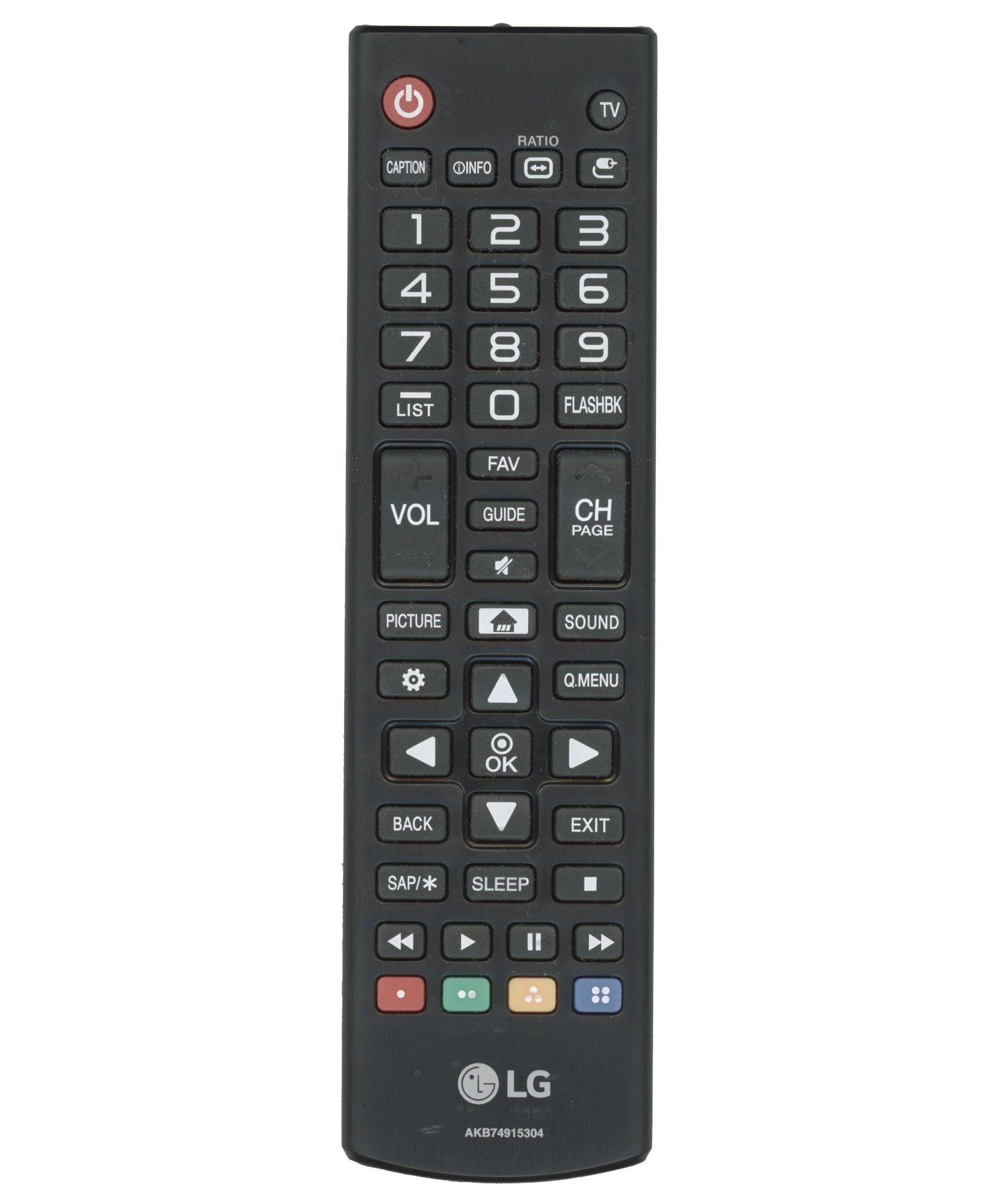 LG AKB74915304 TV Remote Control