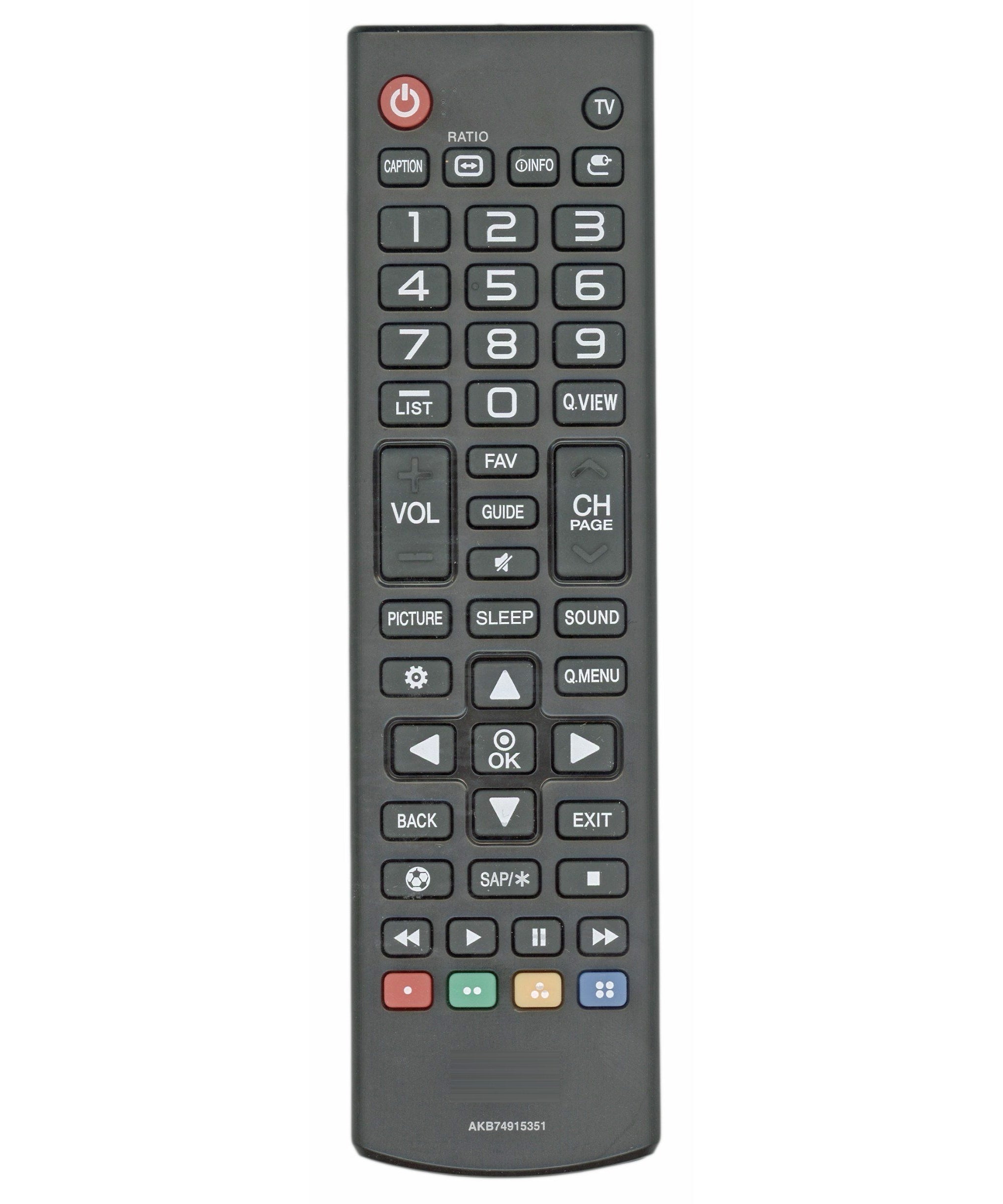 LG AKB74915351 TV Remote Control