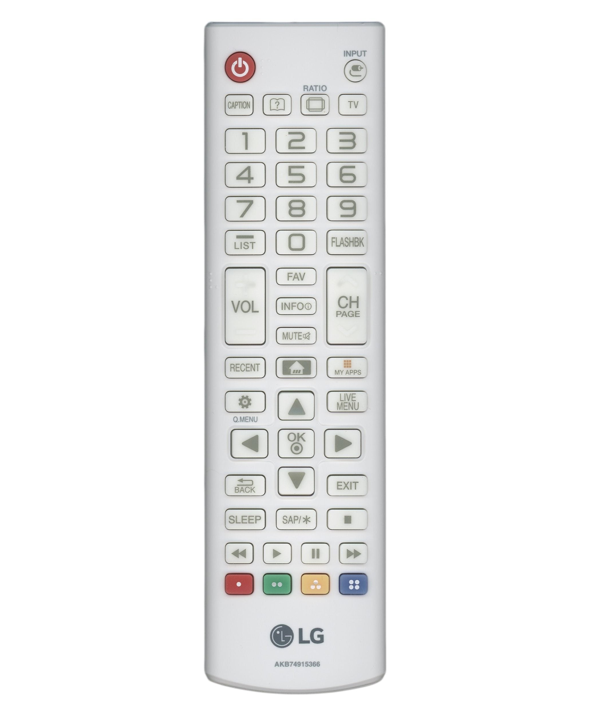 LG AKB74915366 TV Remote Control