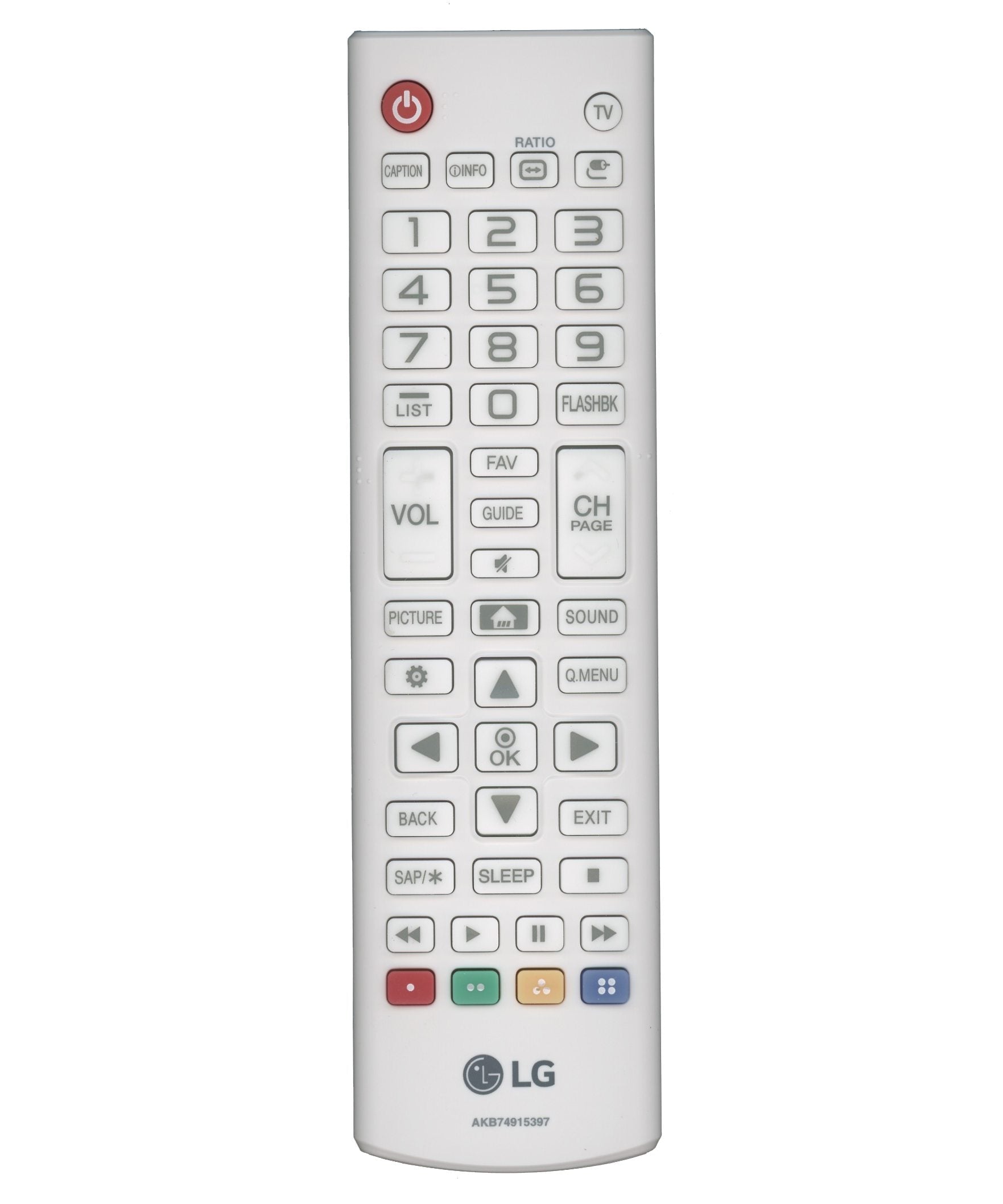 LG AKB74915397 TV Remote Control
