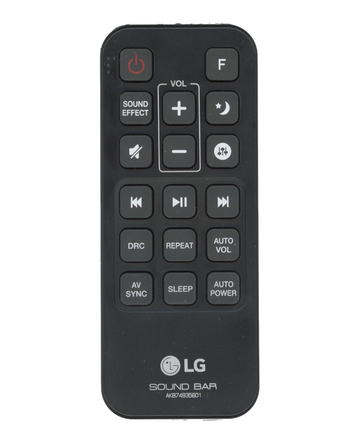 LG AKB74935601 Sound Bar Remote Control