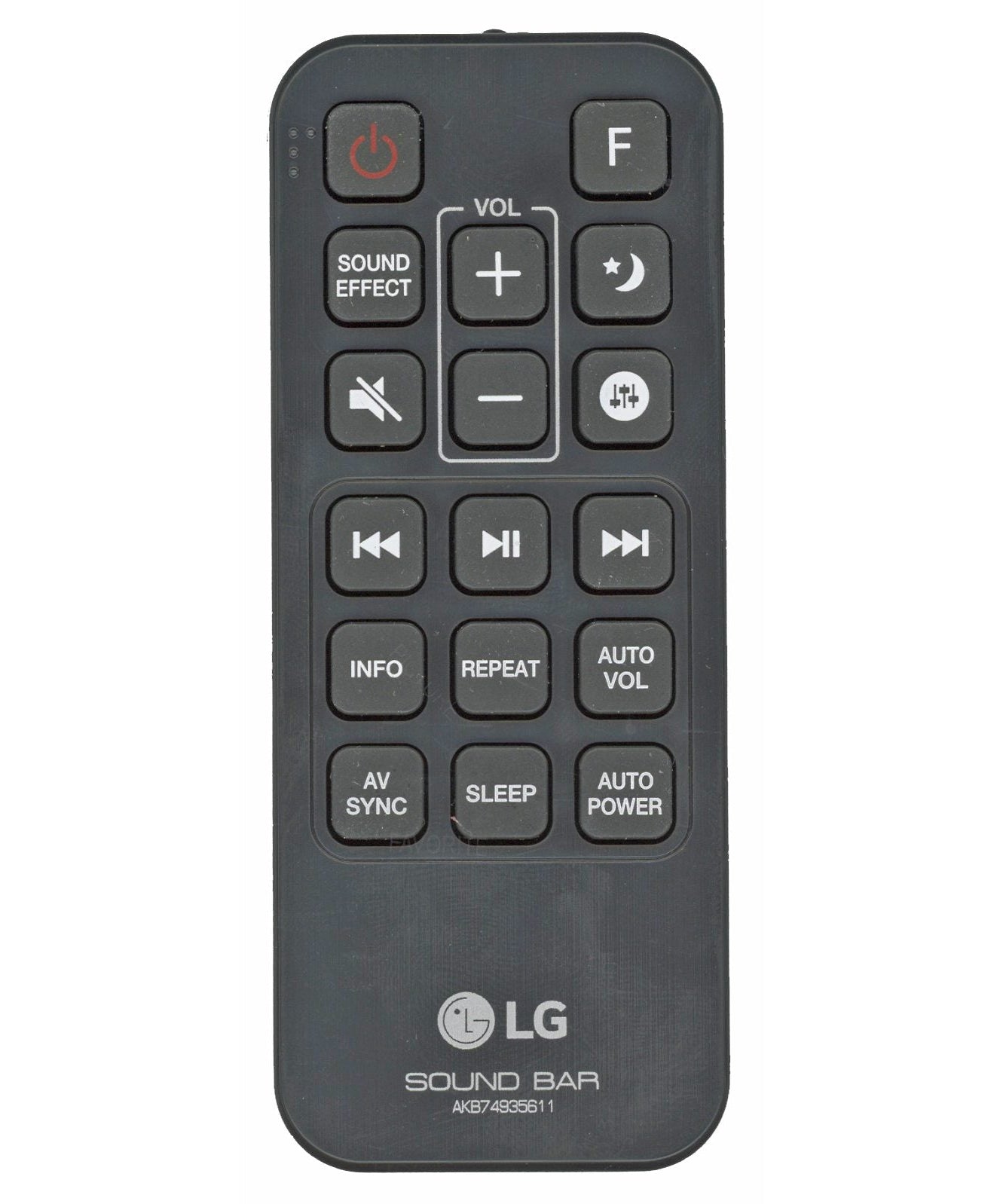 LG AKB74935611 Sound Bar Remote Control