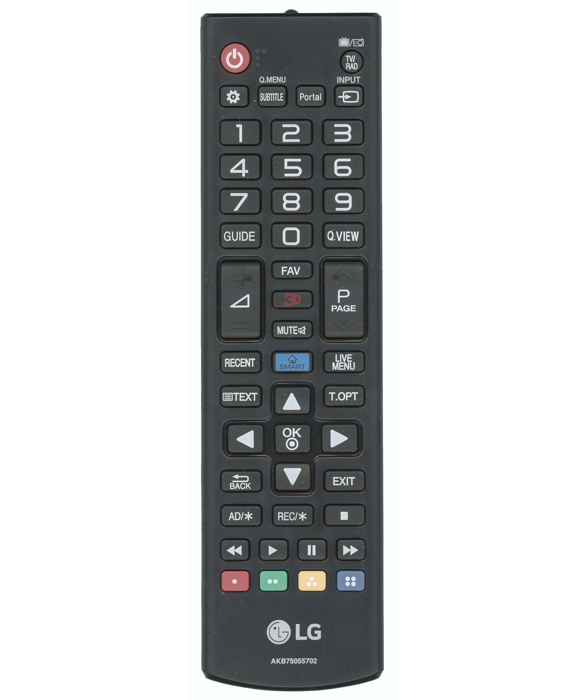 LG AKB75055702 TV Remote Control