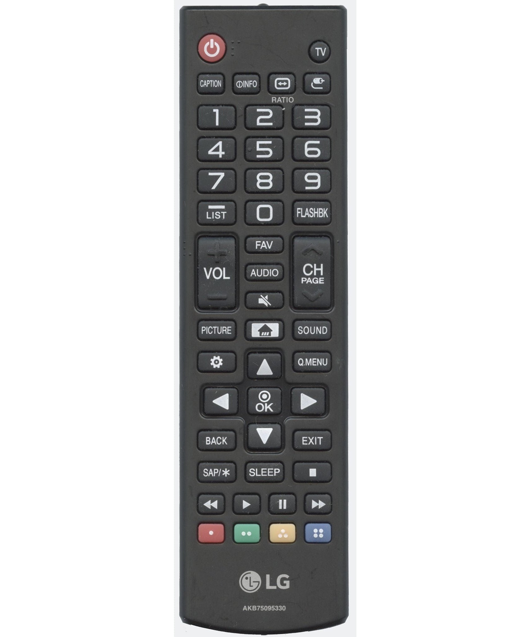 LG AKB75095330 IR TV Remote Control - AKB75095330
