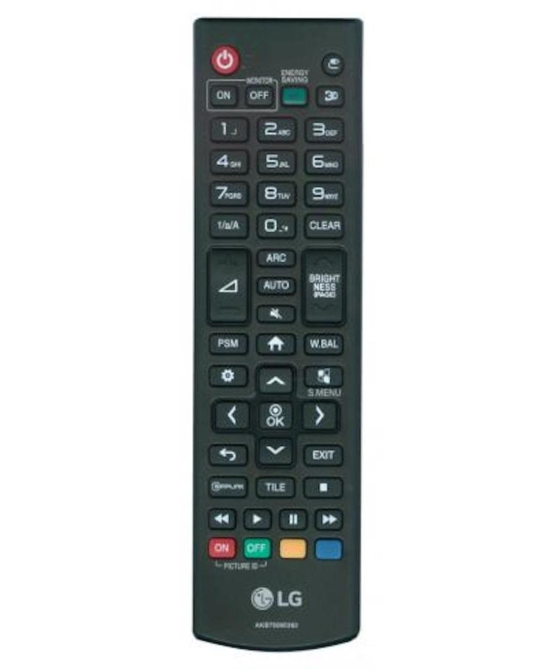 LG AKB75095383 Monitor Remote Control