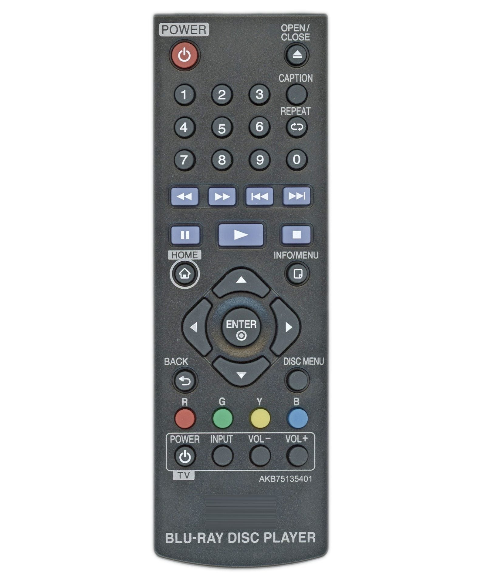LG AKB75135401 Blu-ray Home Theater Remote Control