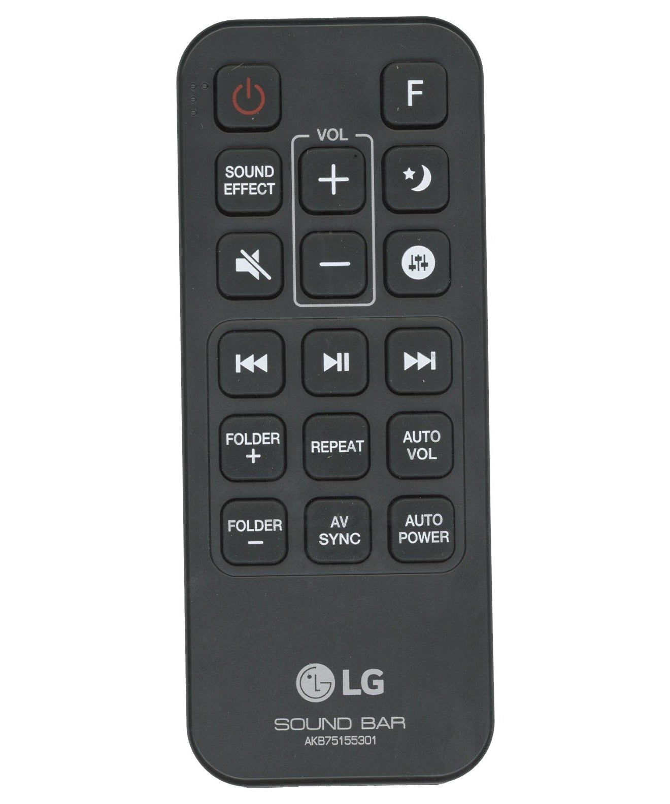 LG AKB75155301 Sound Bar Remote Control