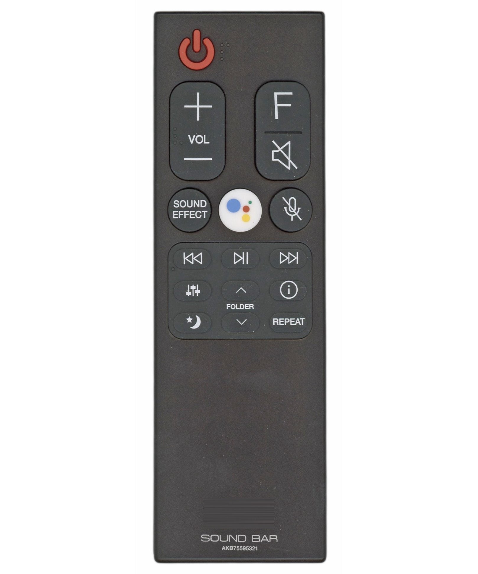 LG AKB75595321 Sound Bar Remote Control - AKB75595321