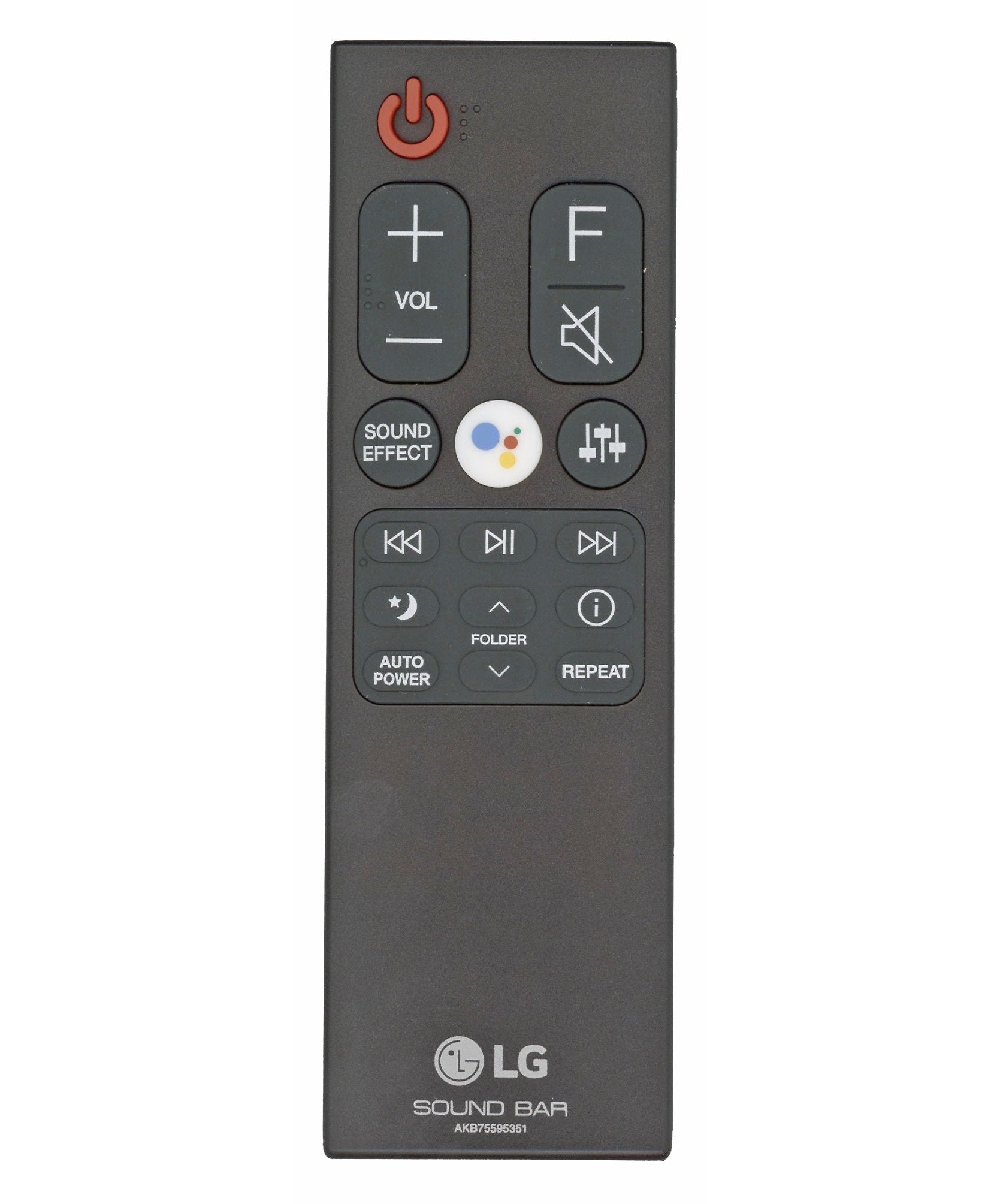LG AKB75595351 Sound Bar Remote Control