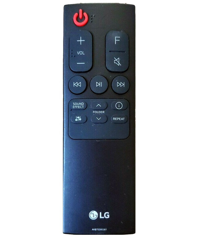 LG AKB75595361 Sound Bar Remote Control - AKB75595361
