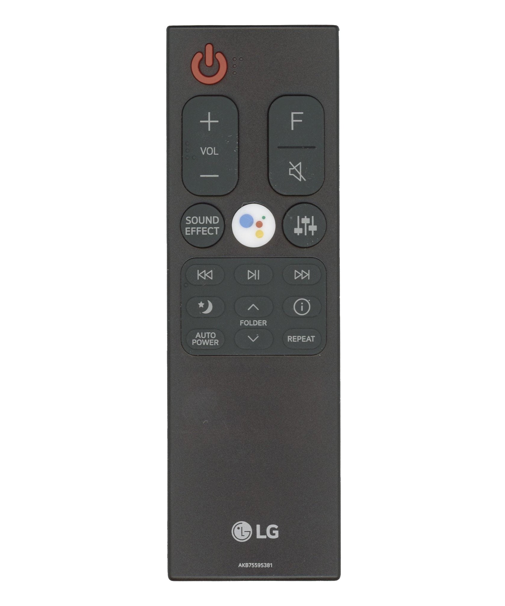 LG AKB75595381 Sound Bar Remote Control - AKB75595381