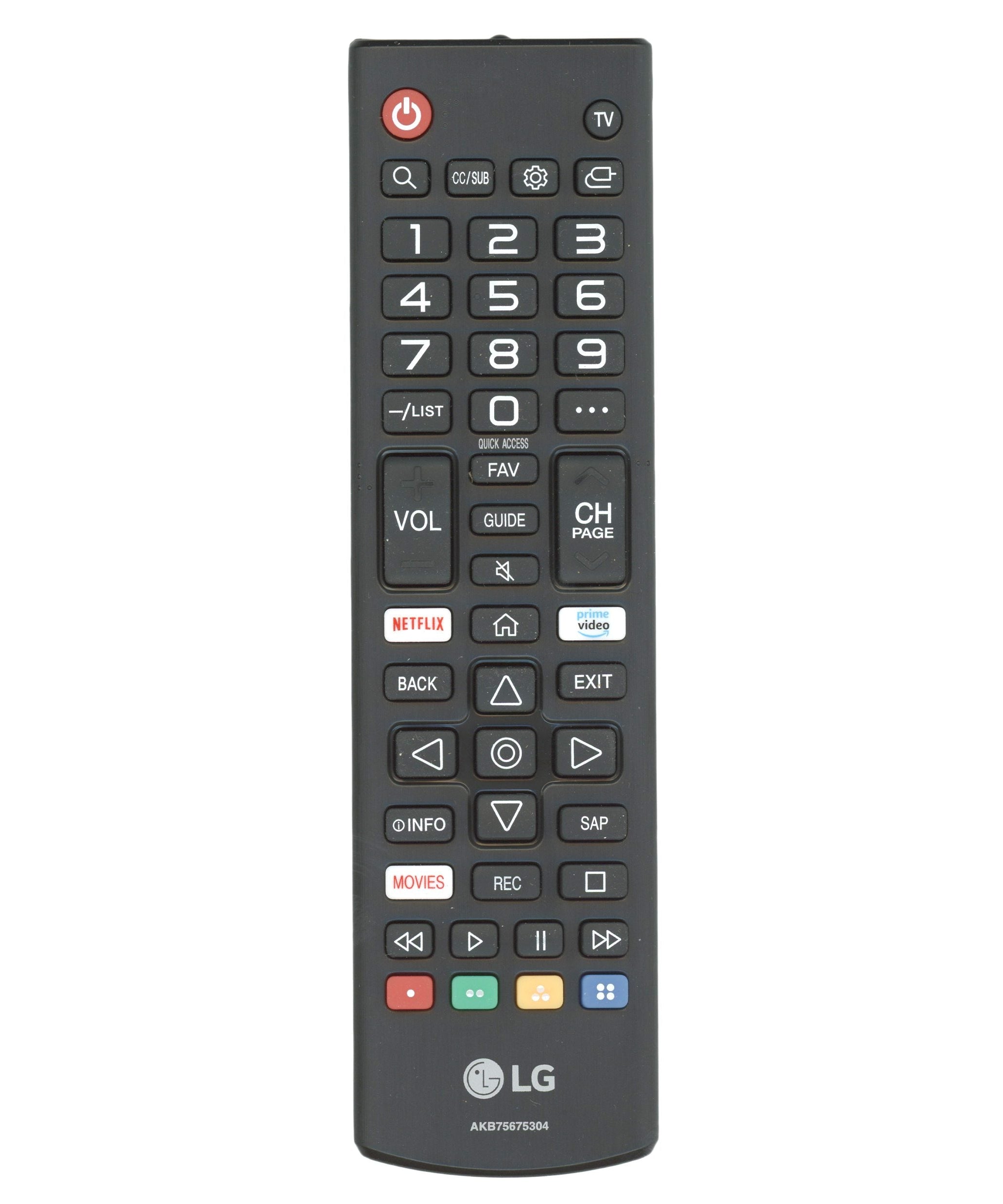 LG AKB75675304 Smart TV Remote Control | Netflix | Prime Video | Movies - AKB75675304