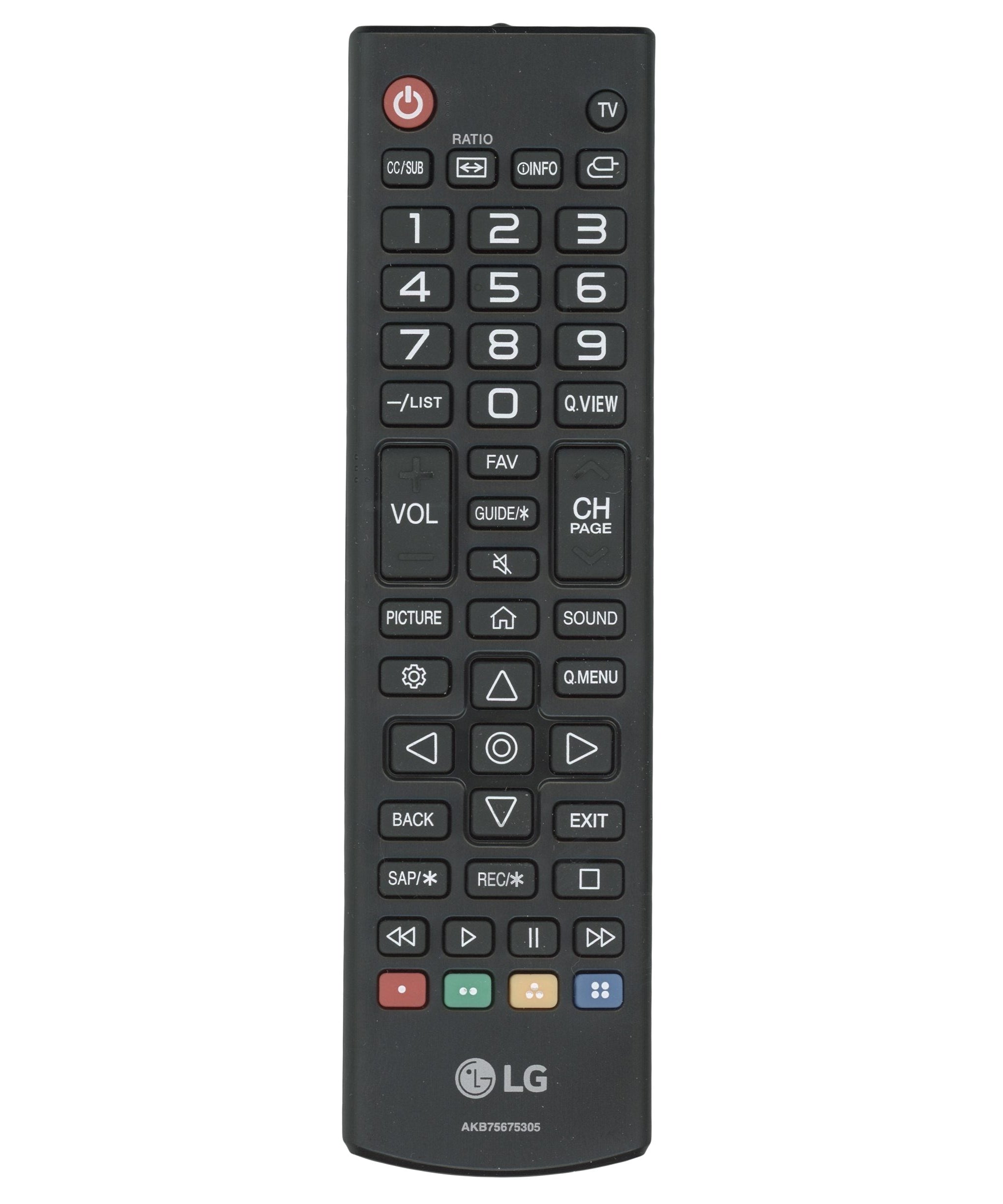 LG AKB75675305 TV Remote Control
