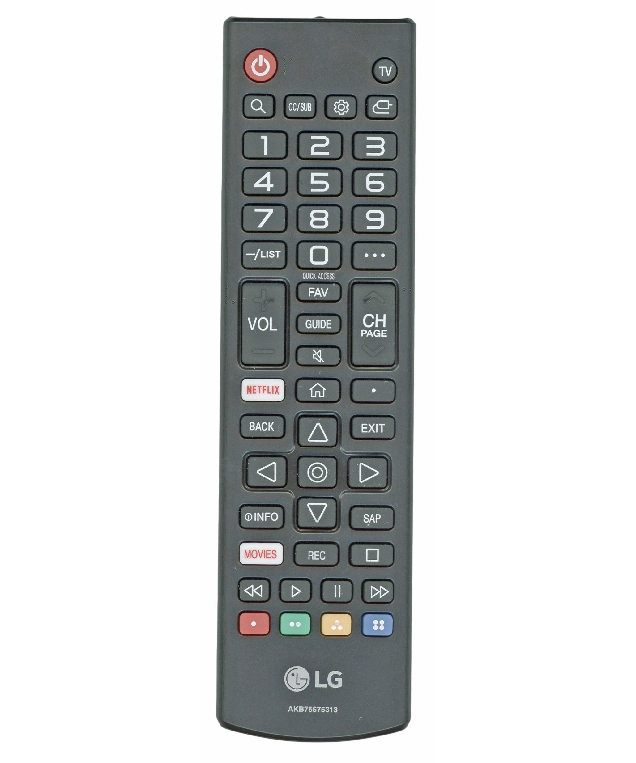 LG AKB75675313 TV Remote Control