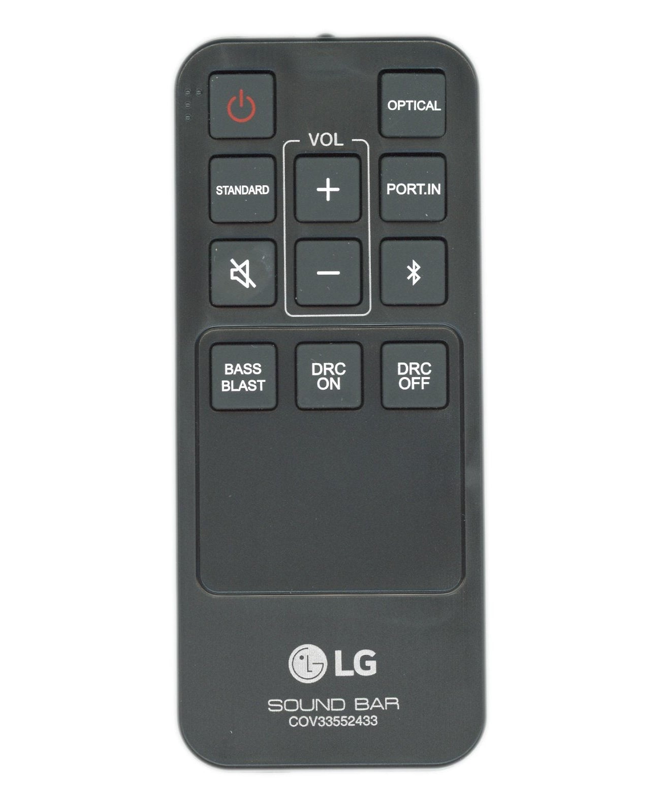 LG COV33552433 Sound Bar Remote Control