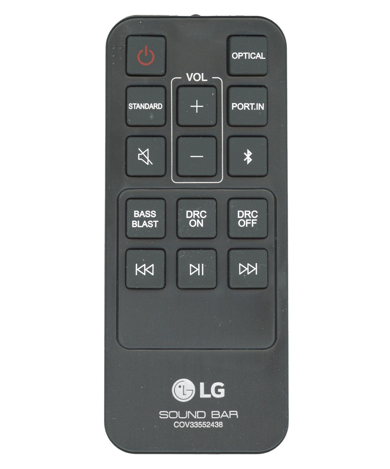 LG COV33552438 / COV33552450 Sound Bar Remote Control - COV33552438