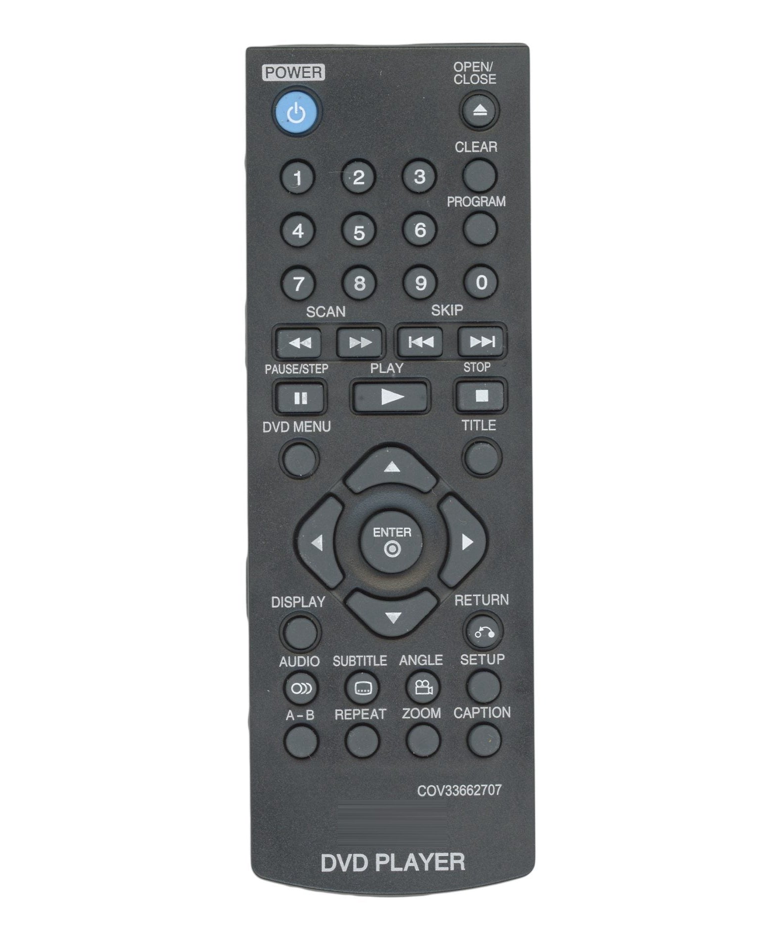 LG COV33662707 DVD Remote Control