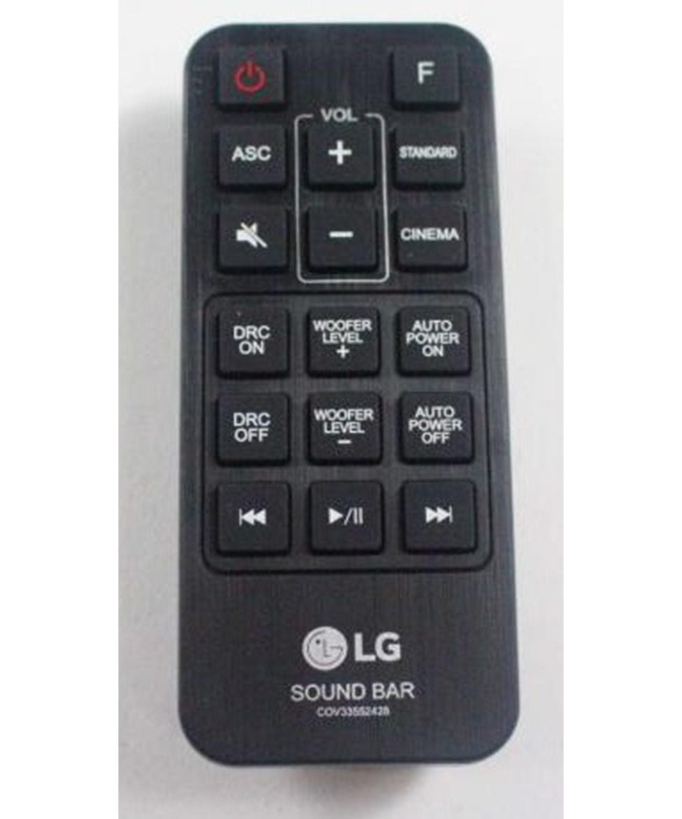 LG COV34445442 Sound Bar Remote Control