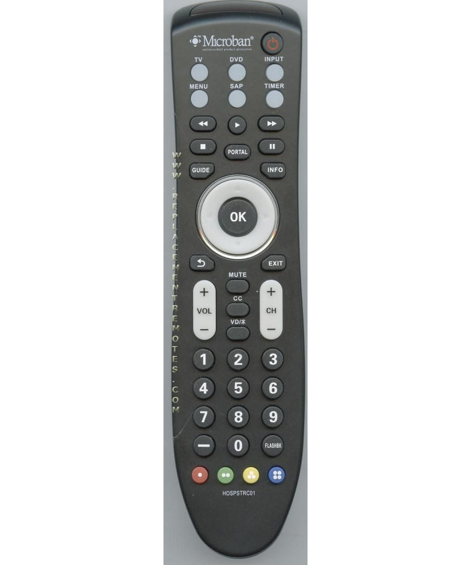 LG HOSPSTRC01 Microban Hospitality TV Remote Control - HOSPSTRC01