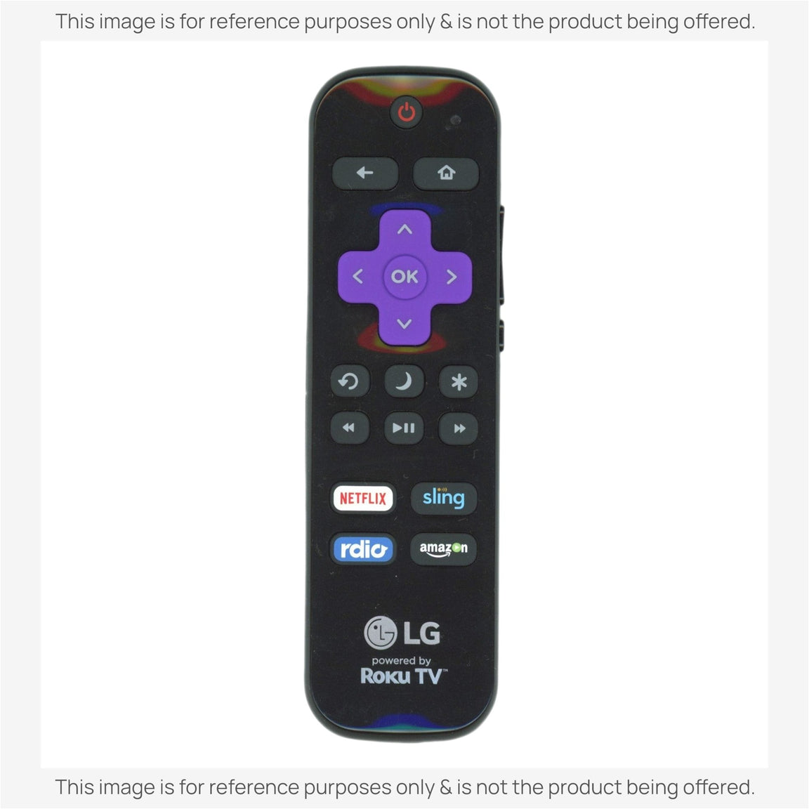 Substitute for LG LF-RCRUS-16 ROKU TV Remote Control 398GR10BELG00U [RRLF16]