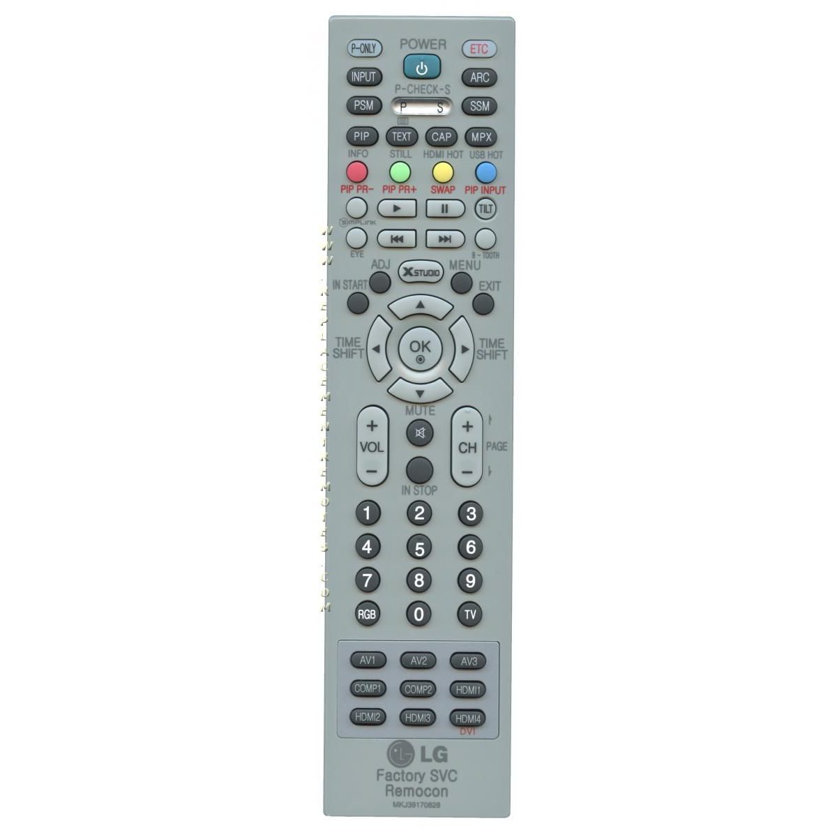LG MKJ39170828 Master/Service TV Remote Control