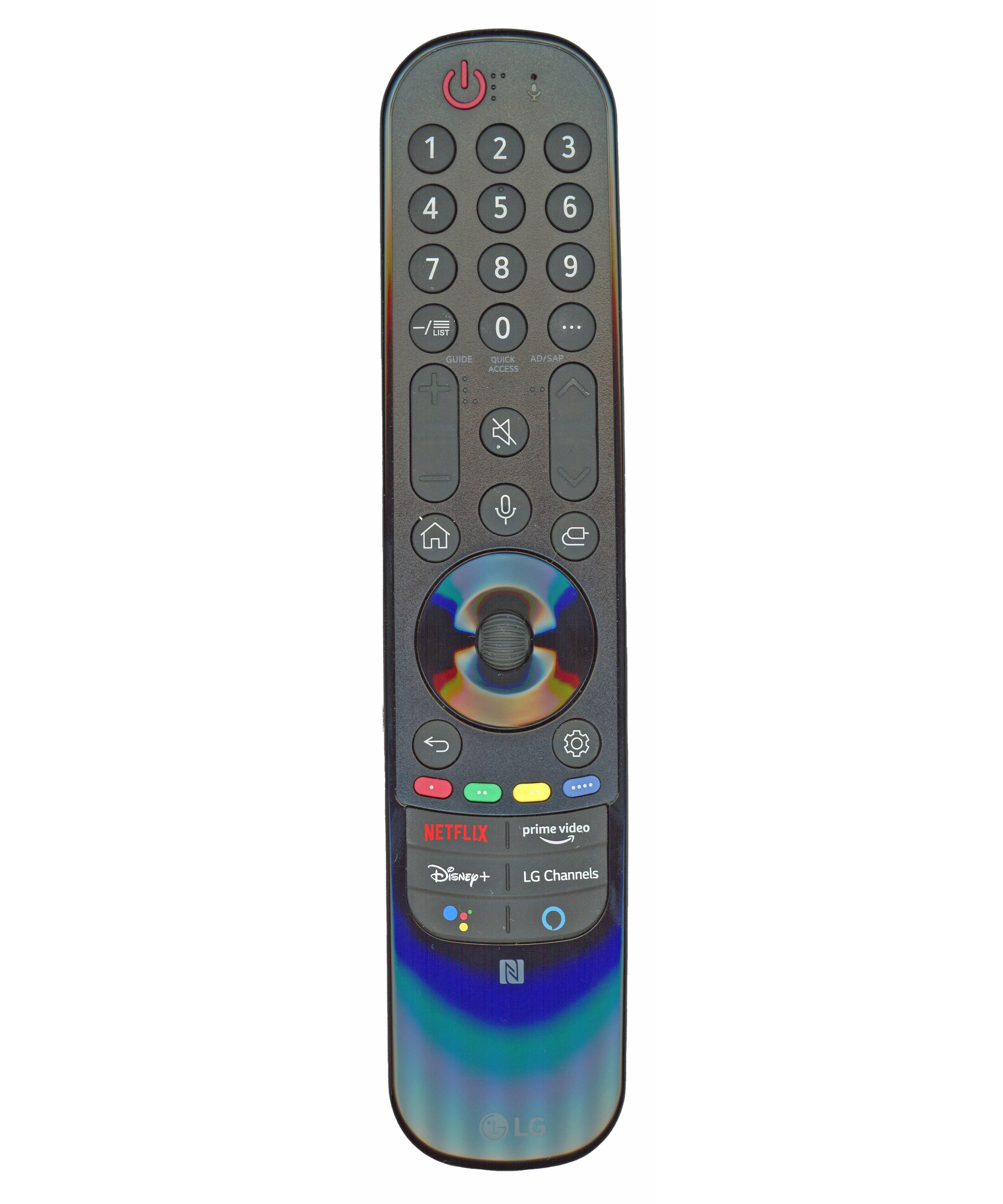 LG MR21GC Magic TV Remote Control | NFC | Voice | Netflix | Prime Video | Disney+ | Lg Channels | Google Voice | Alexa- AKB76036502