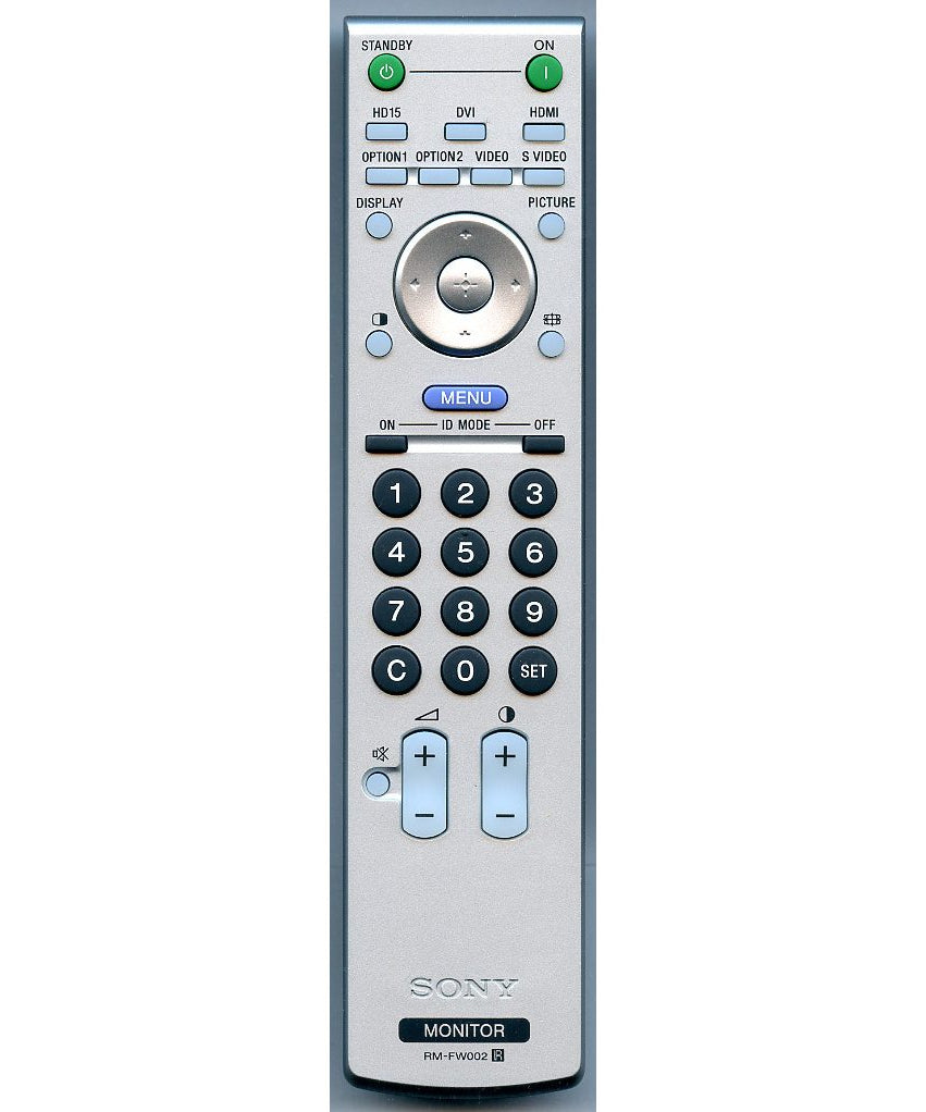 LG RMFW002 Monitor Remote Control