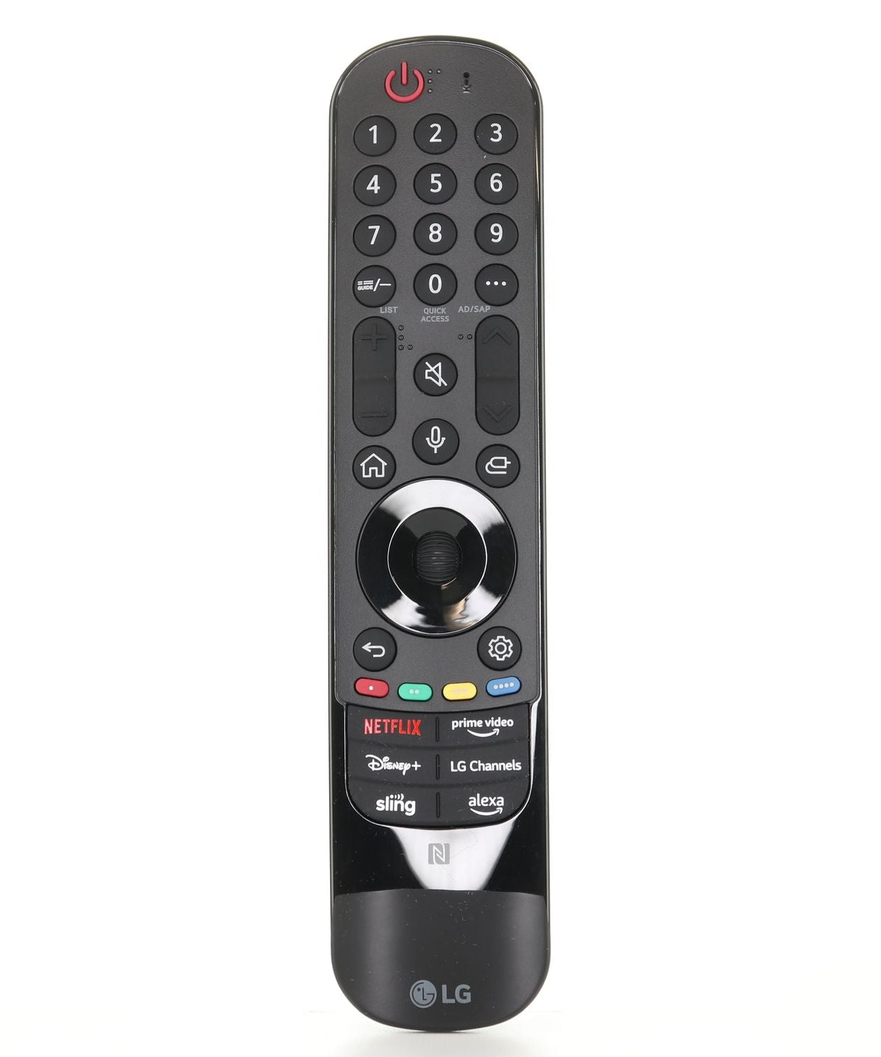 LG MR23GN Magic TV Remote Control | NFC | Voice | Netflix | Prime Video | Disney+ | Lg Channels | Sling | Alexa - AKB76043202