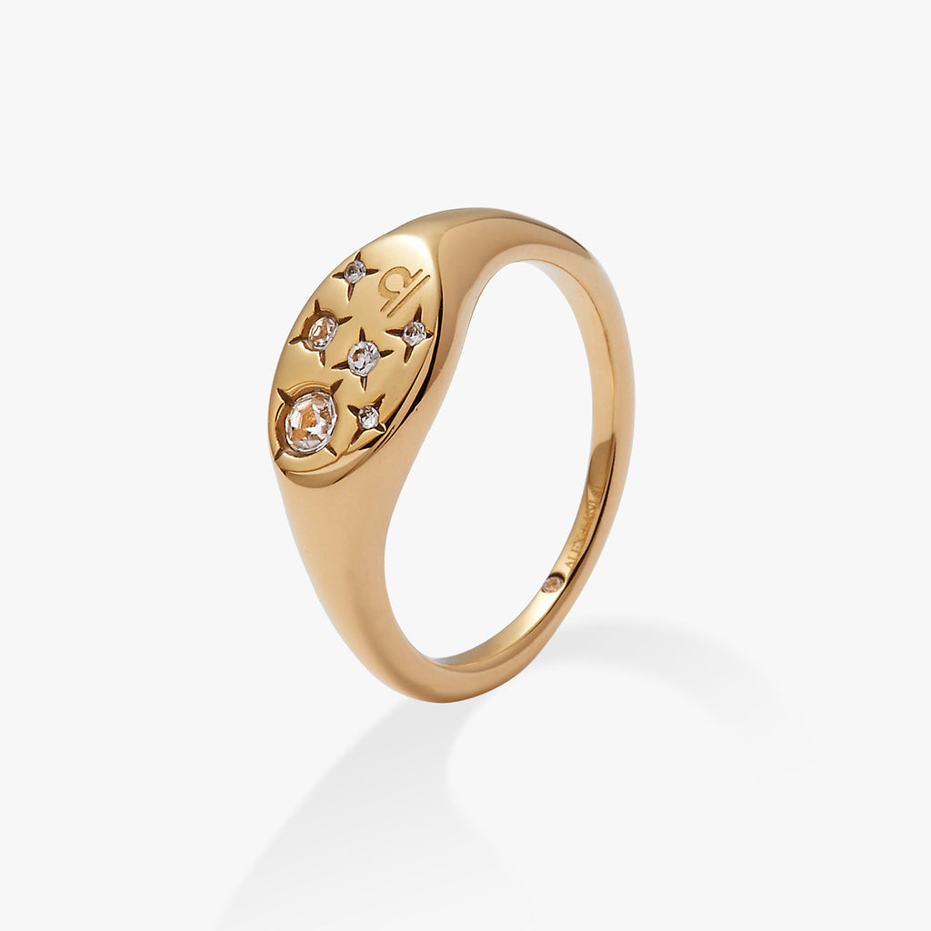 Libra Zodiac Ring